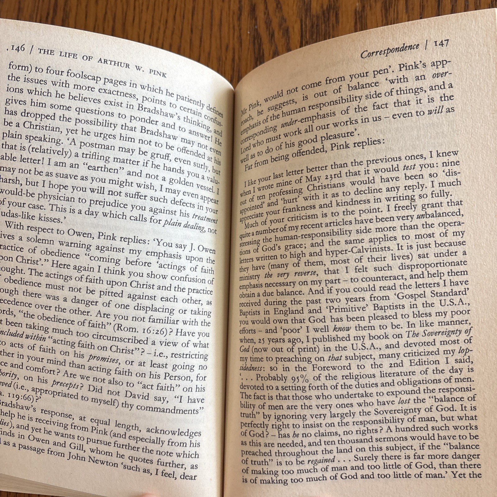 The Life Of Arthur W. Pink By Iain H. Murray PB