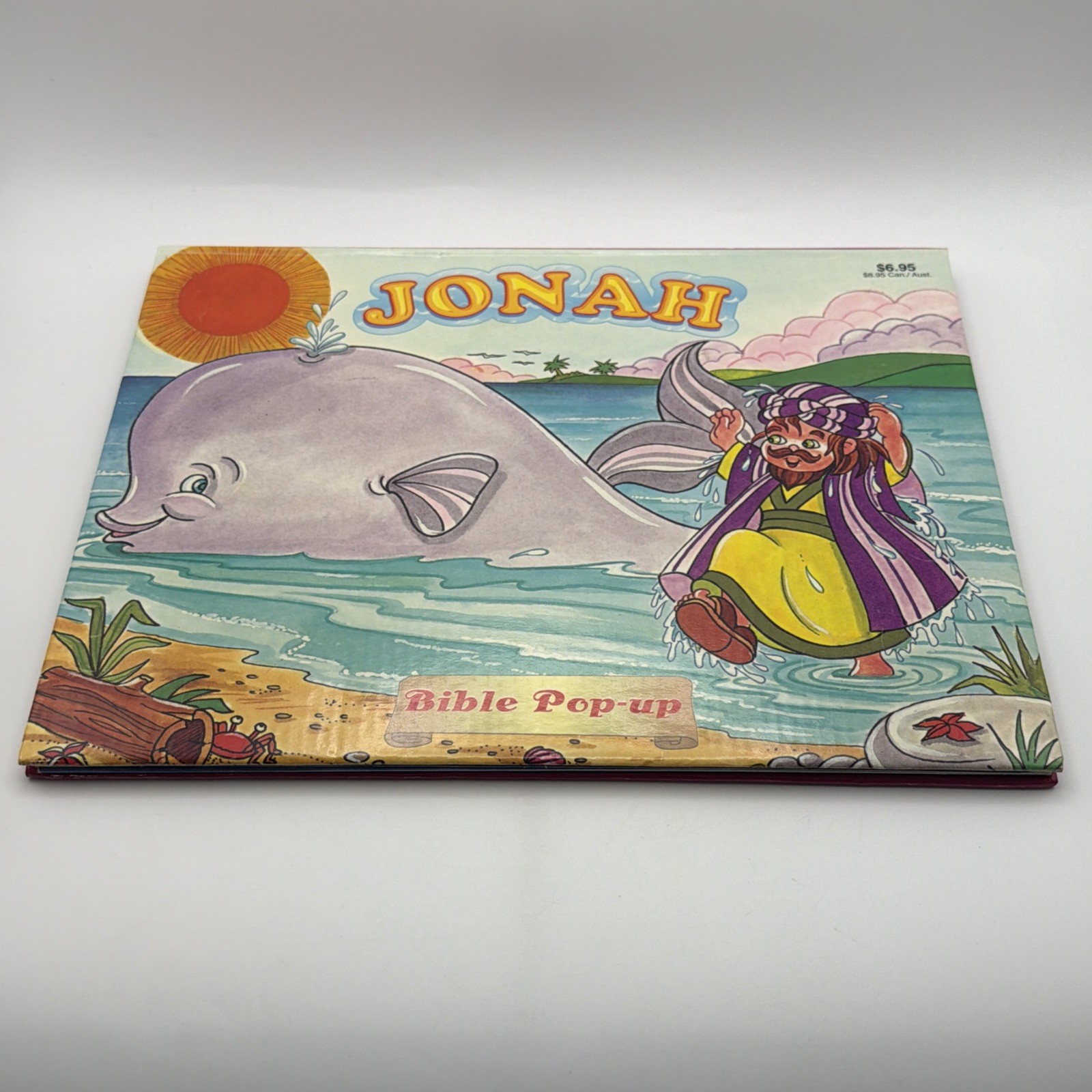VTG Bible Story Pop Up Books Lot Of 9 Jonah David Jesus Noah Playmore Waldman