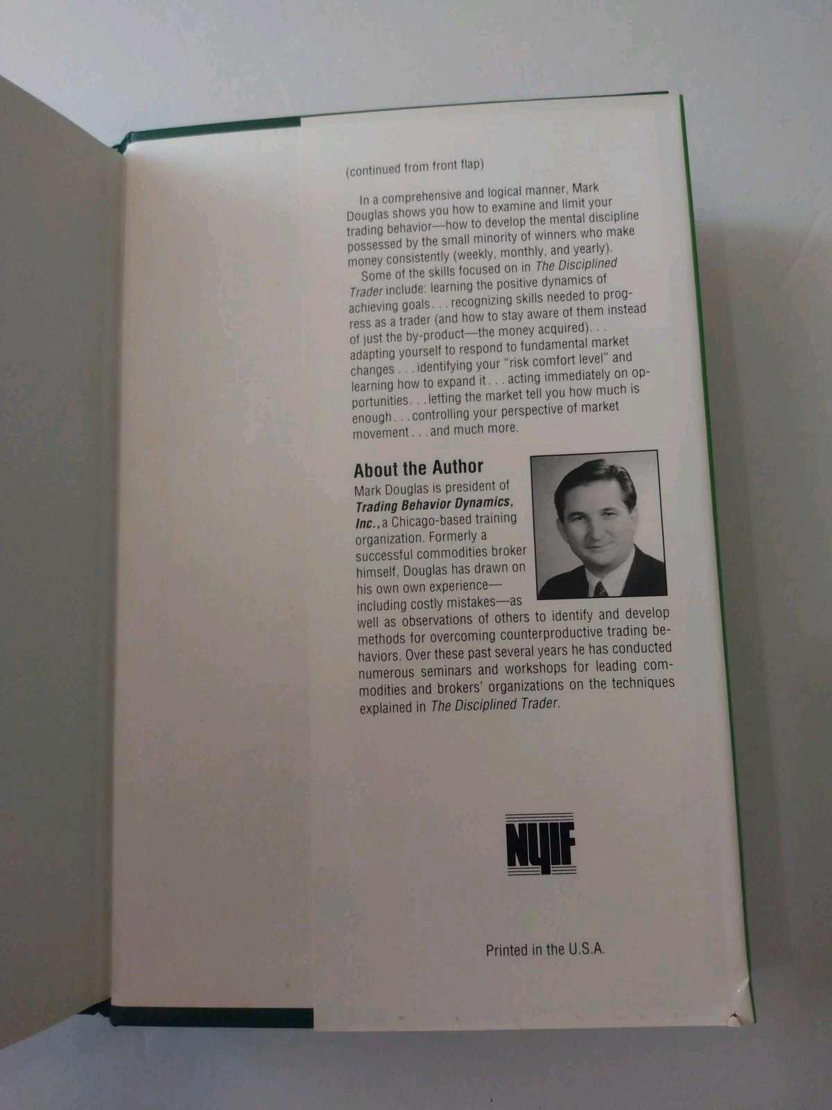 The Disciplined Trader: Developing Winning Attitudes by Mark Douglas 1990