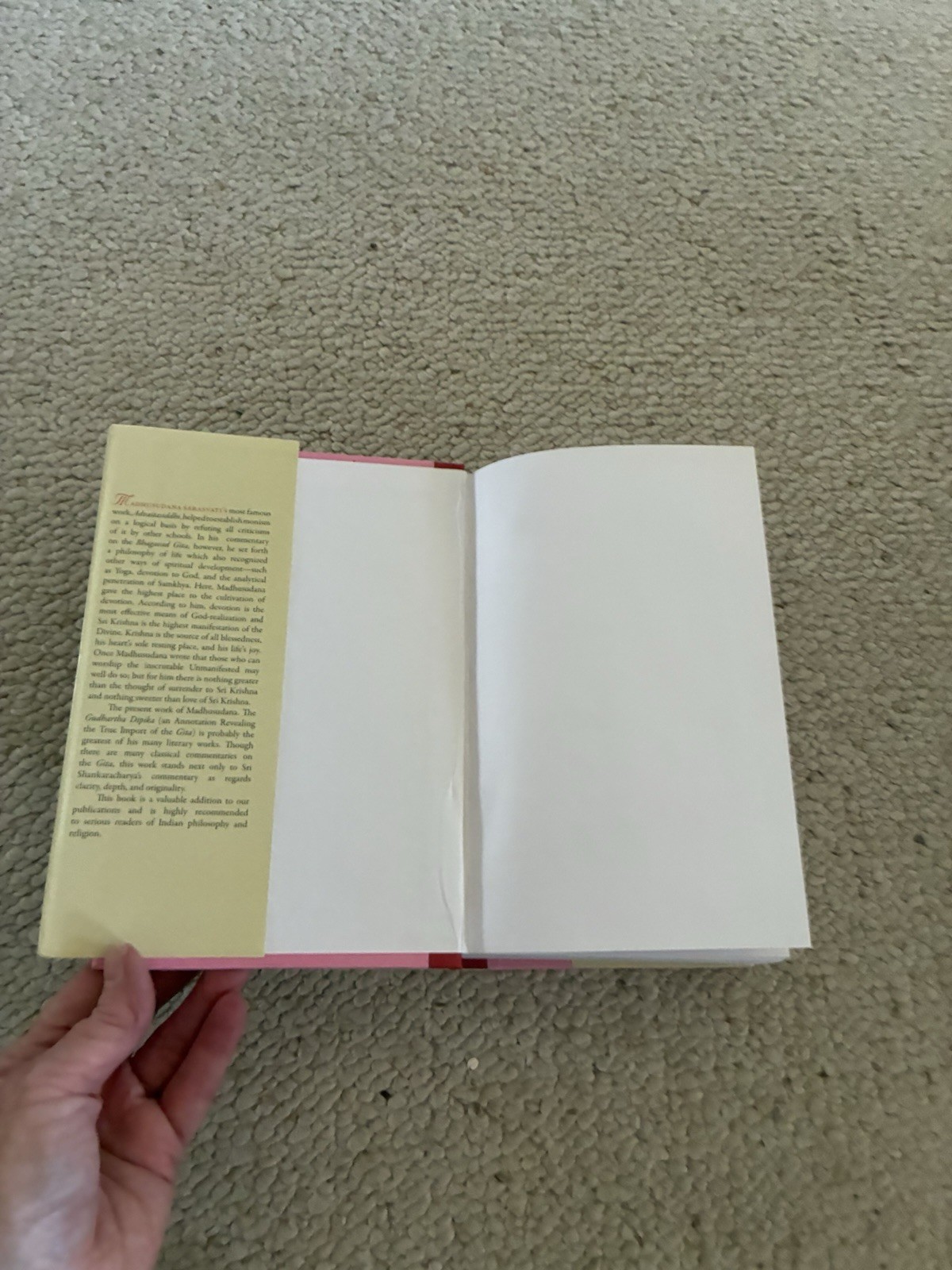 Bhagavad-Gita, Translated by Swami Gambhirananda (2023, Hardcover/DJ) 6th Print