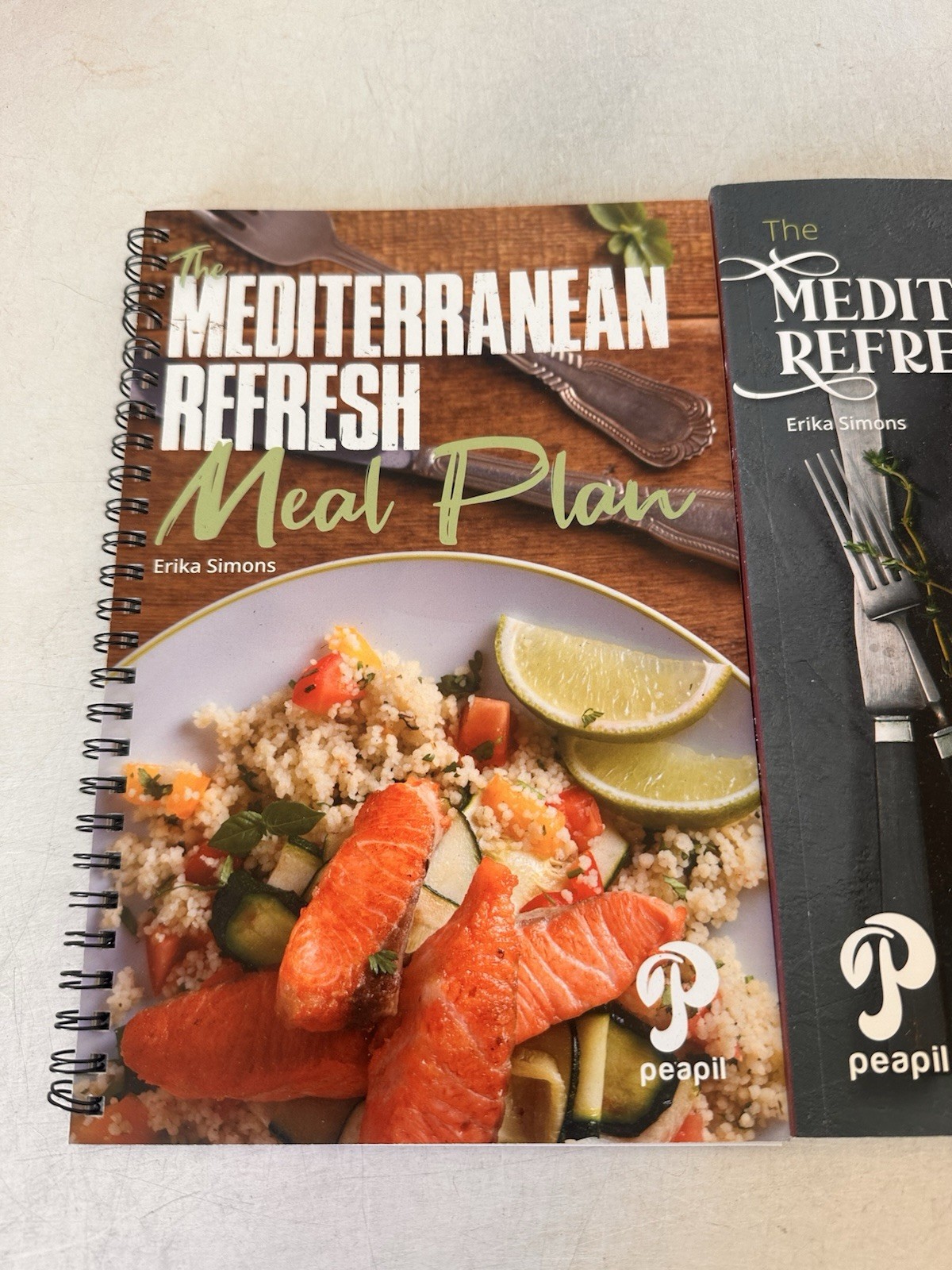 Mediterranean Refresh Erika Simons Book Lot Of 2