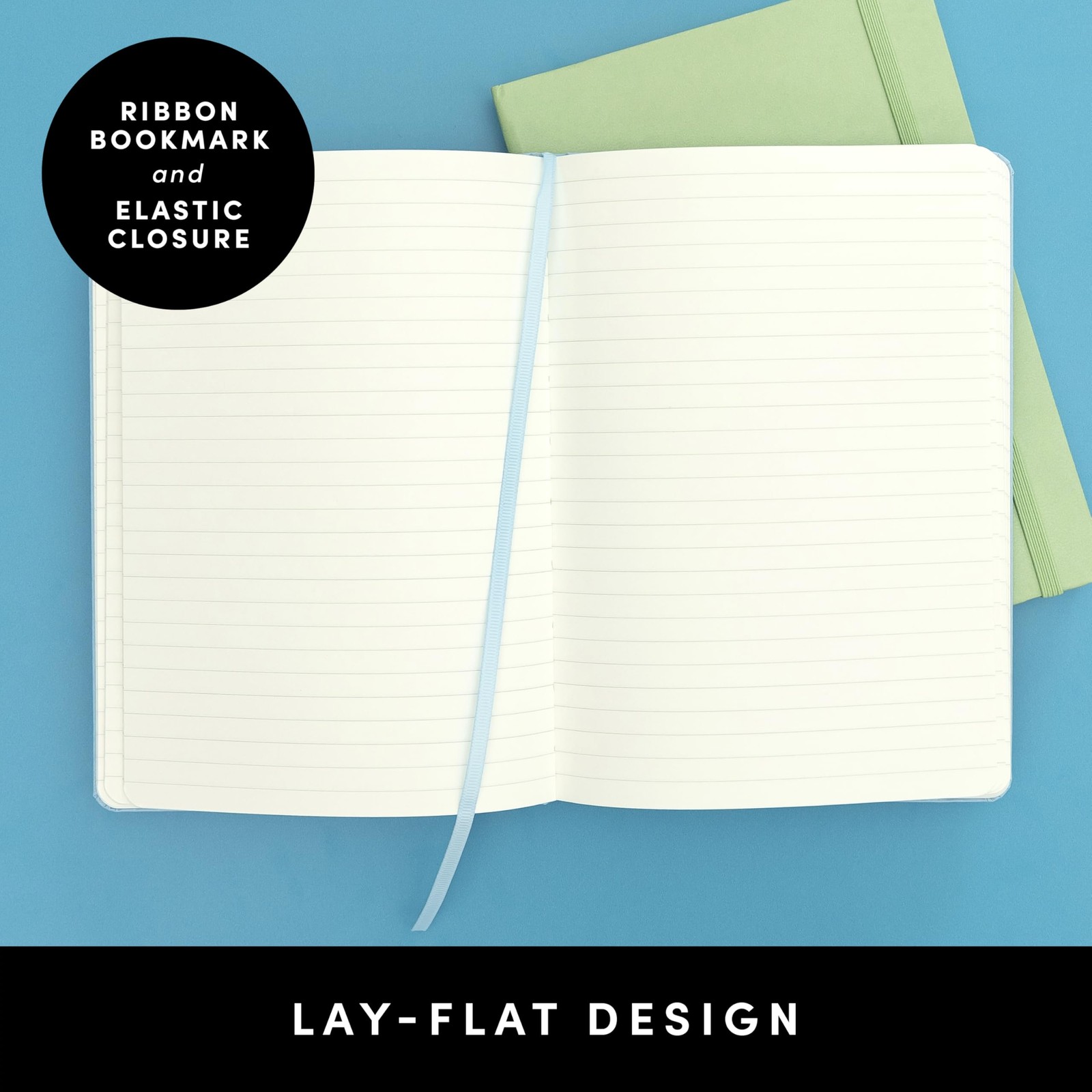 Lined Journal Notebook, Hardcover Journal for Women & Men, 160 Pages, (5.6 in…