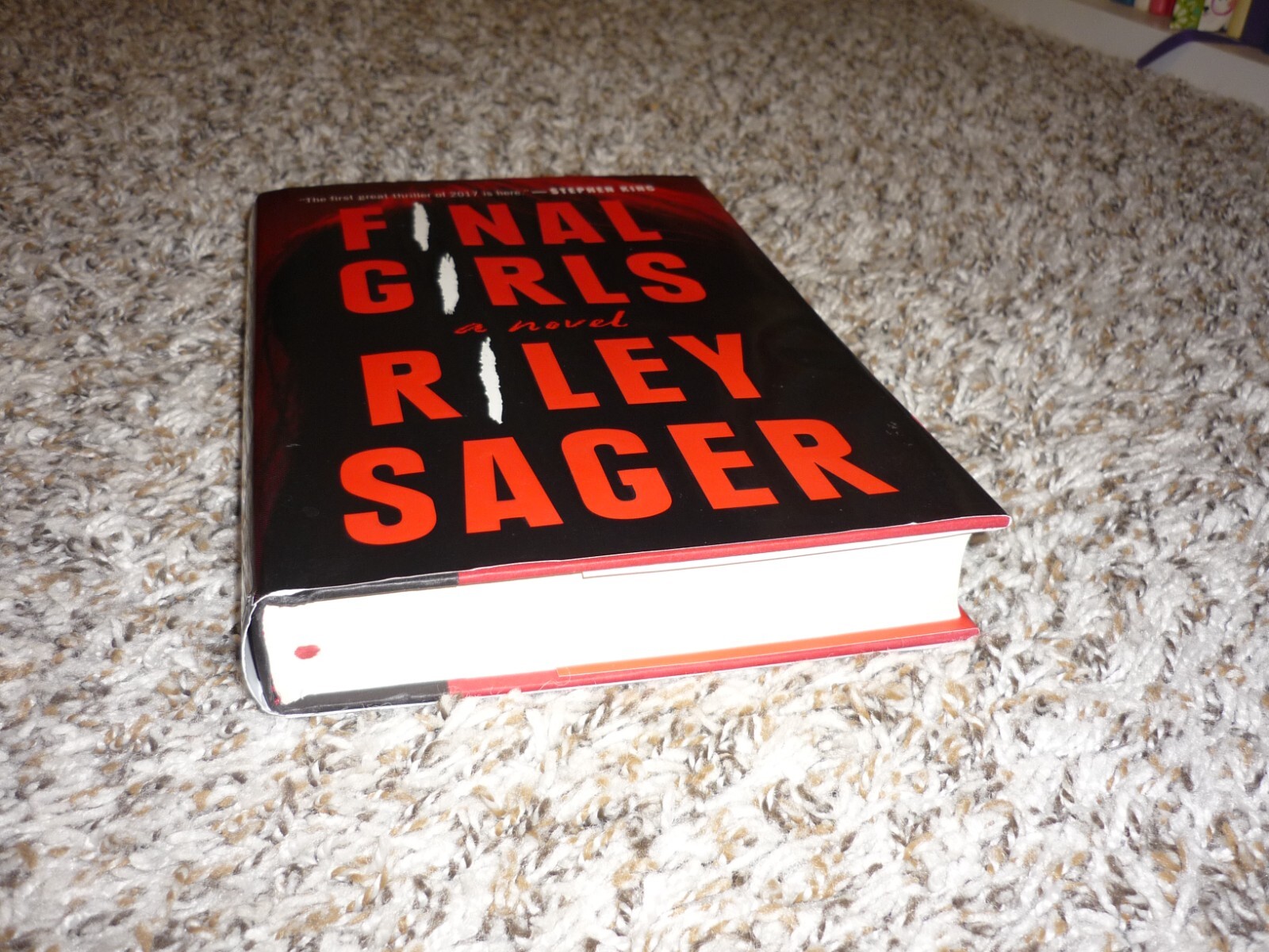 Final Girls by Riley Sager, 2017 Hardcover, First 1st Edition 3rd Print, DJ