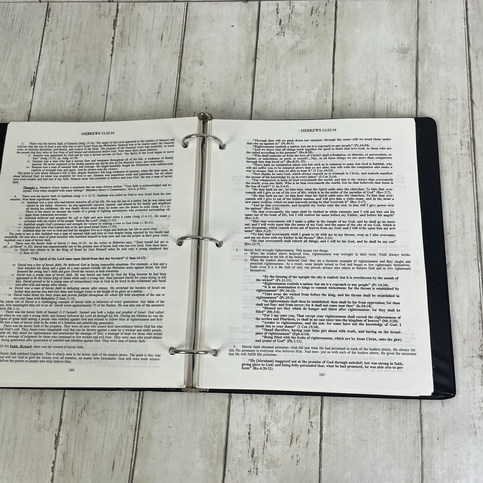Preacher’s Outline & Sermon Bible KJV 3-Ring Binder – Hebrews & James Vol 2