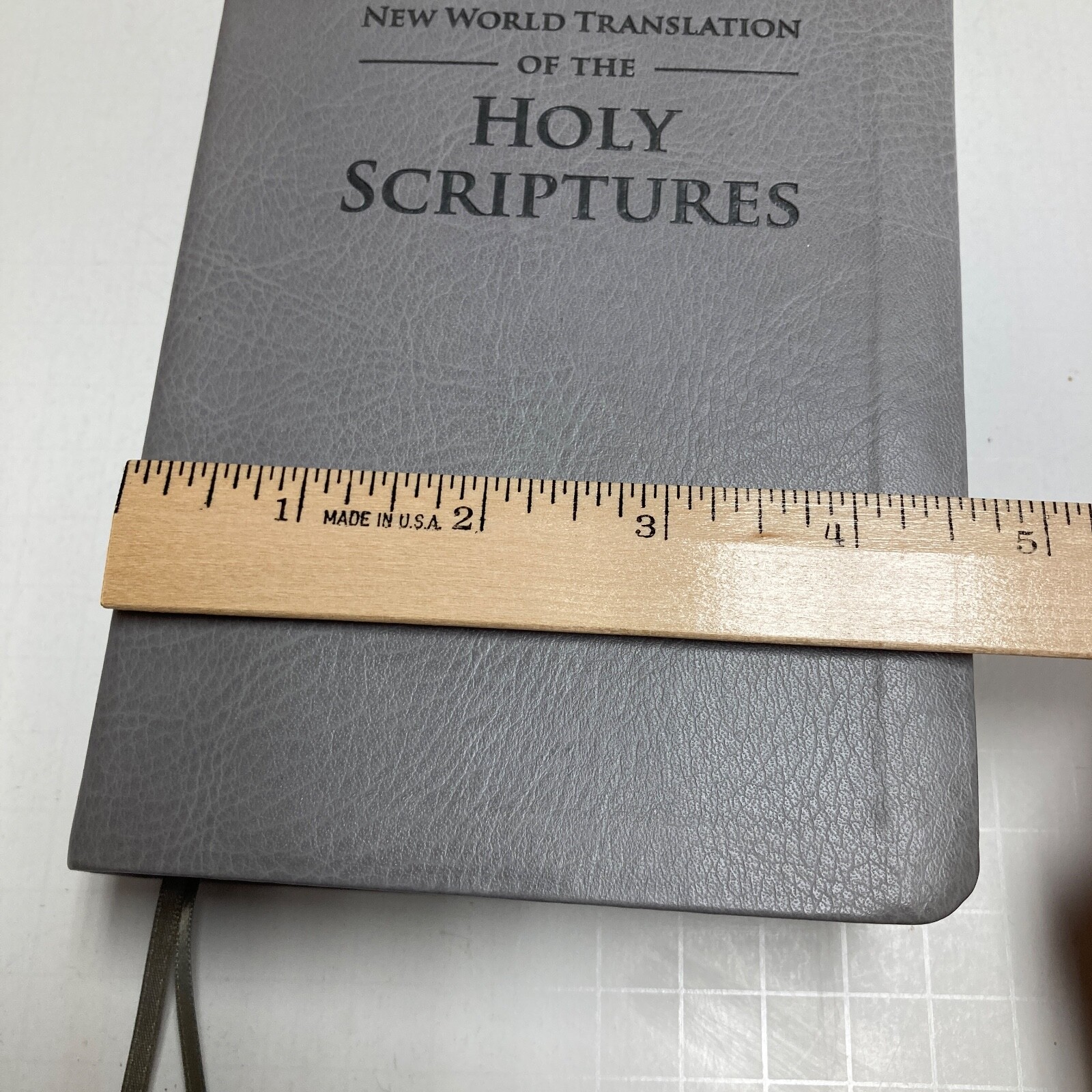 New World Translation of Holy Scriptures Bible 2015 Watchtower Grey Softcover