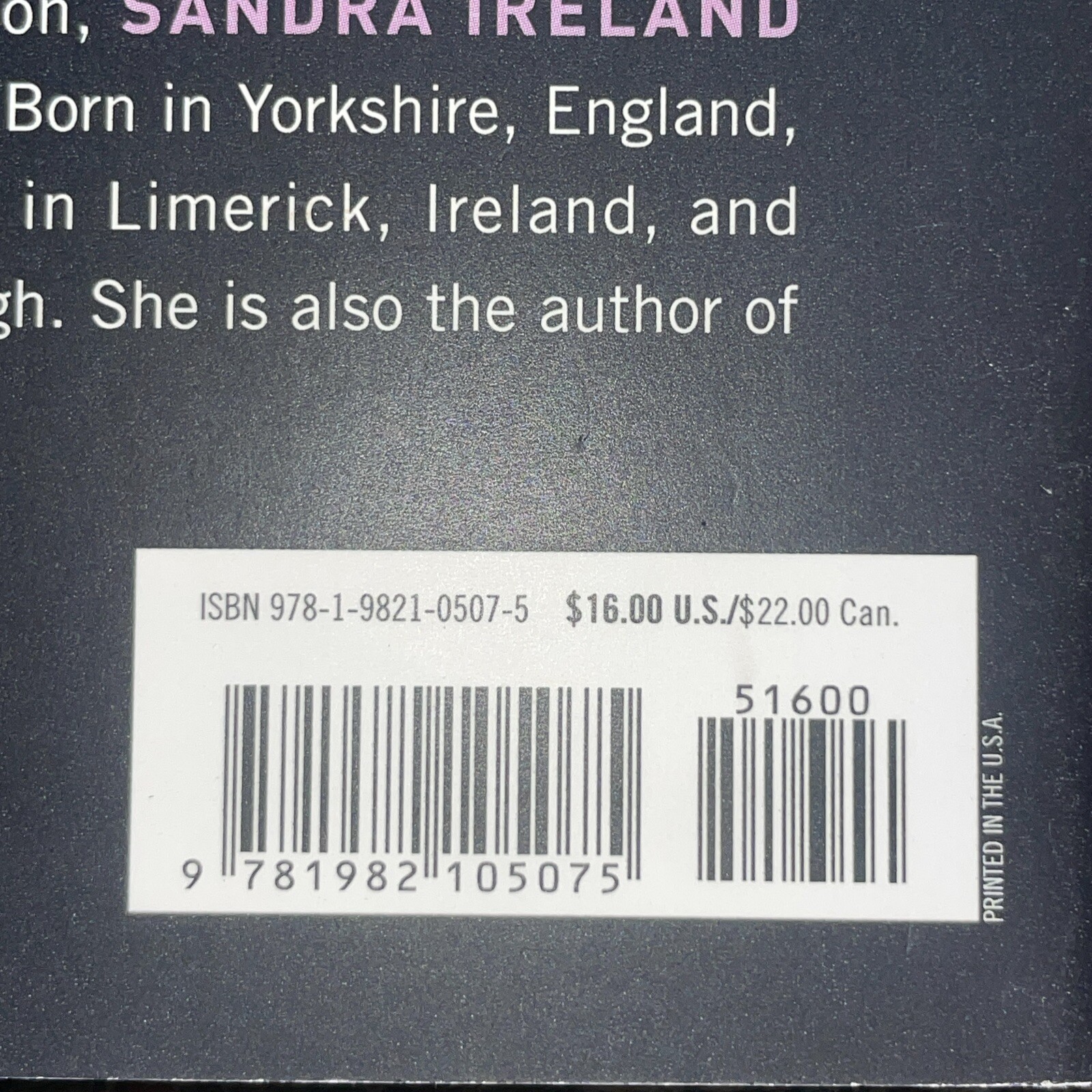 Bone Deep by Sandra Ireland (2019, Trade Paperback)