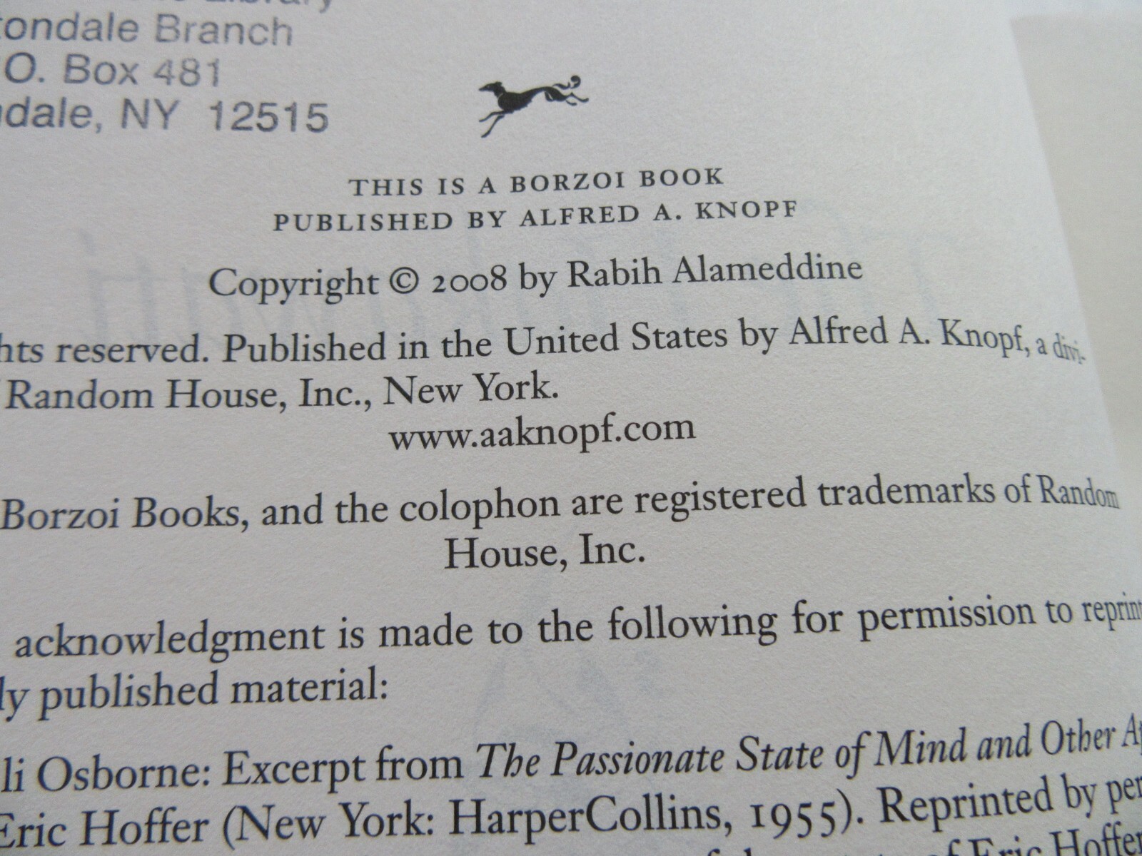 THE HAKAWATI by Rabih Alameddine 2008 First Edition HC