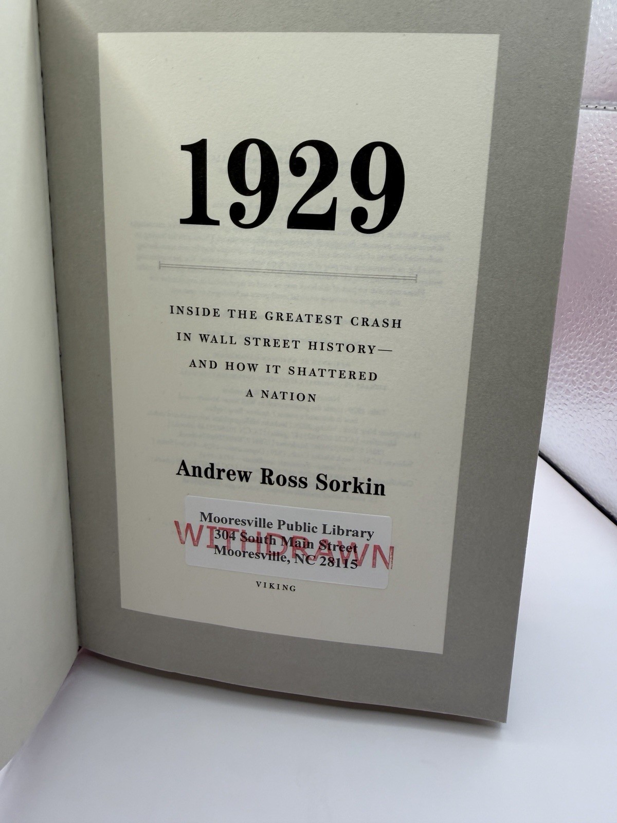 1929 : Inside the Greatest Crash in Wall Street History–And How It…