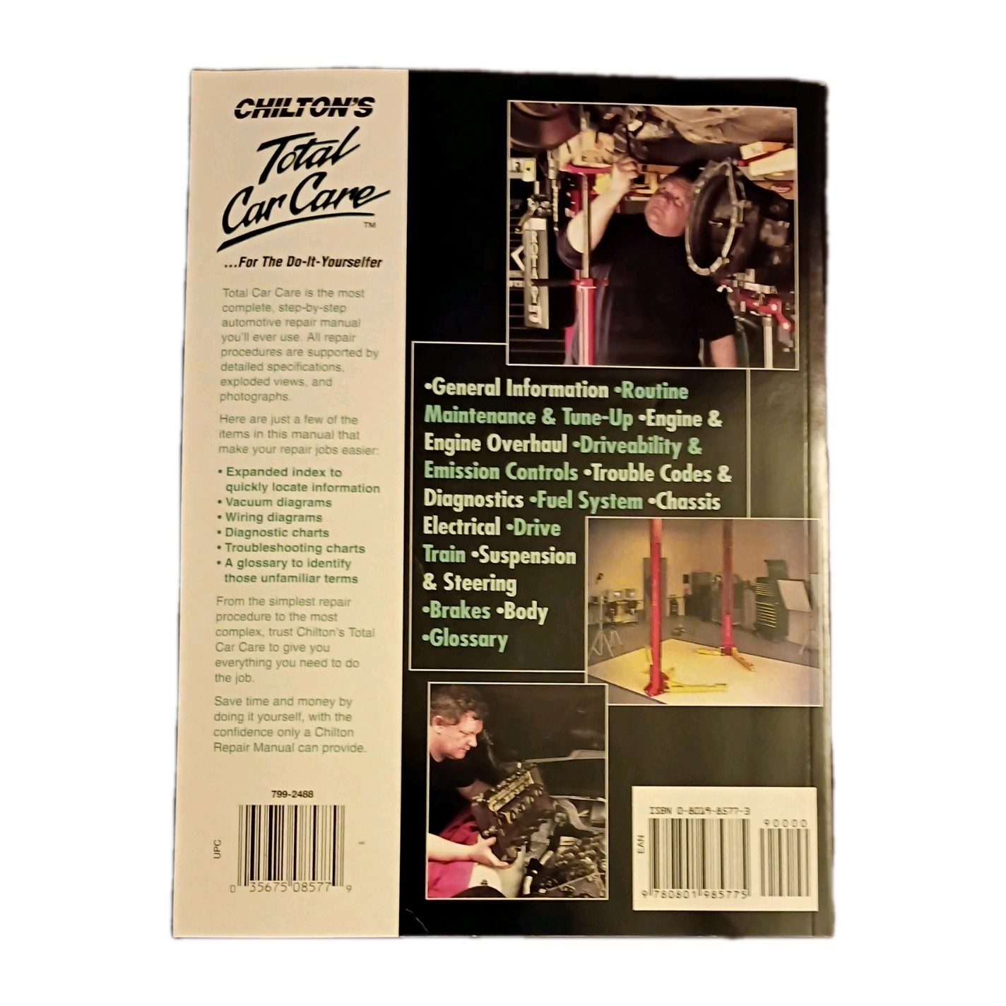 Chilton Repair Manual 28622 W/ Wiring Diagram For GM Full-Size Trucks 1980-1987