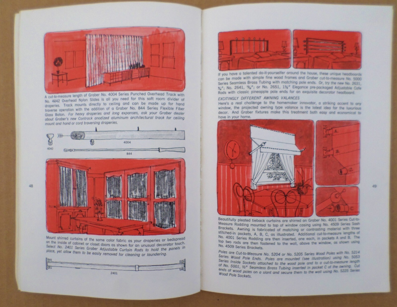Marie Grabers Window Decorating Book 1965 Vintage Interior Design MCM Home Decor