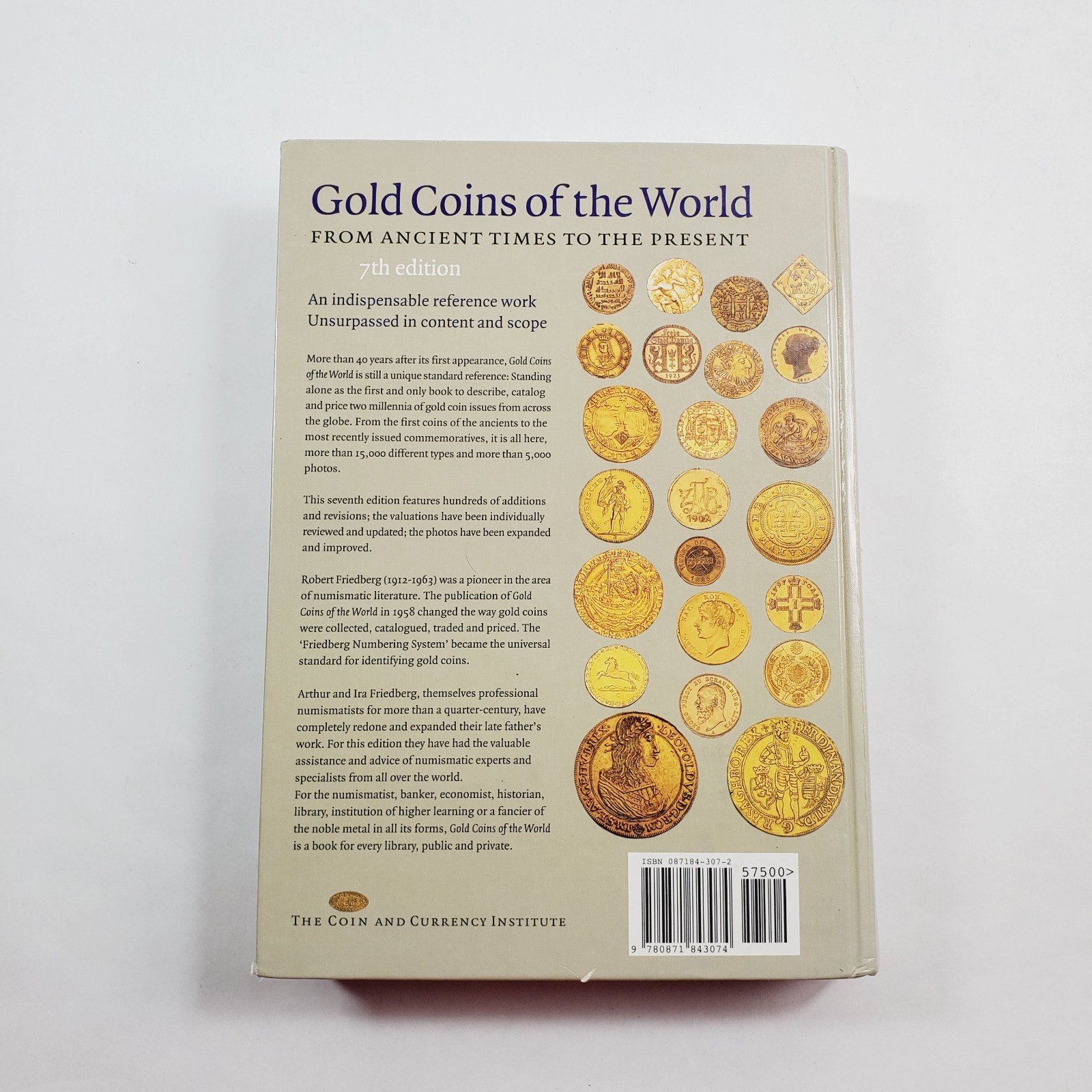 Gold Coins of the World: From Ancient Times to the Present by Friedberg 2003 HC