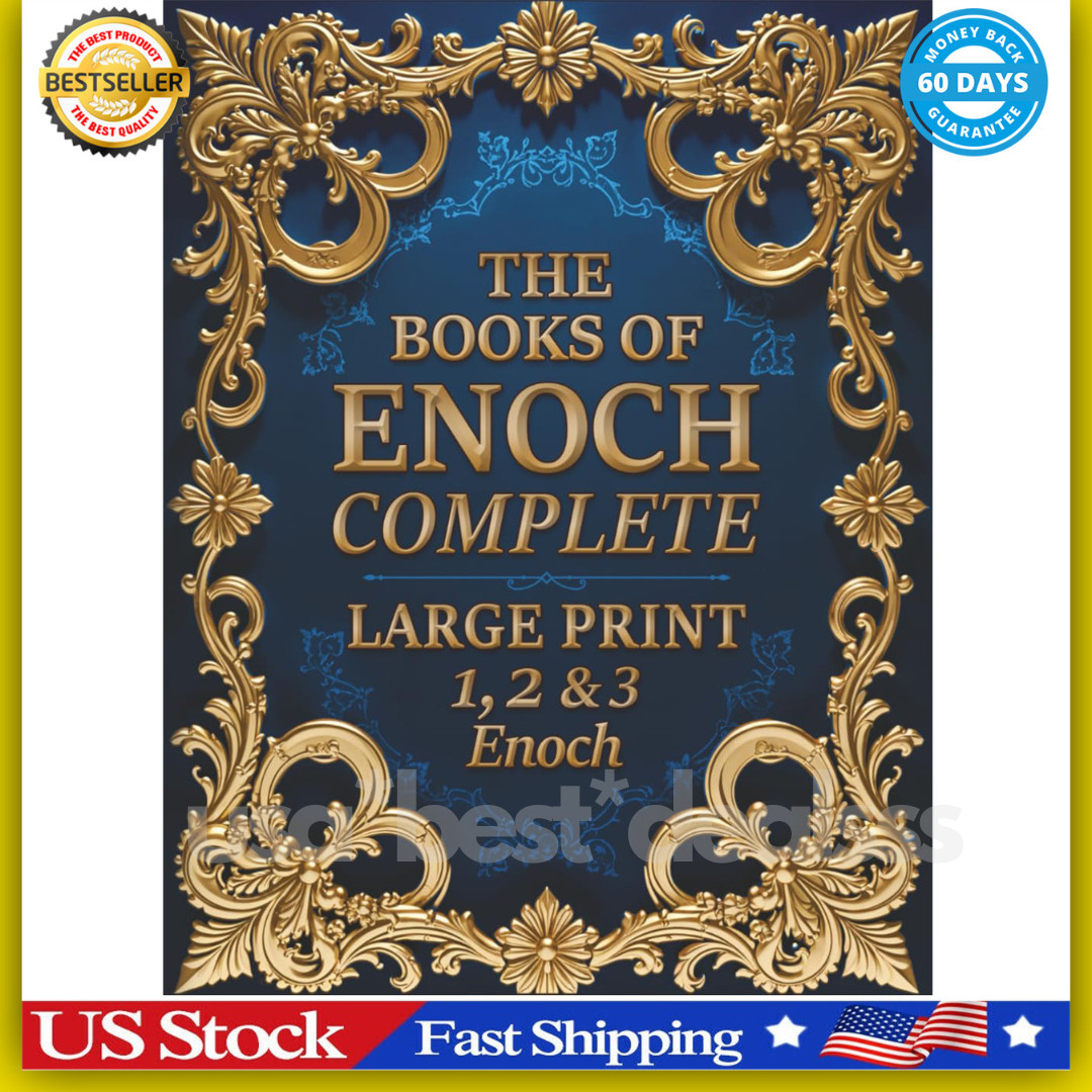 The Books of Enoch Complete LARGE PRINT (Illustrated): 1, 2 & 3 Enoch With Authe