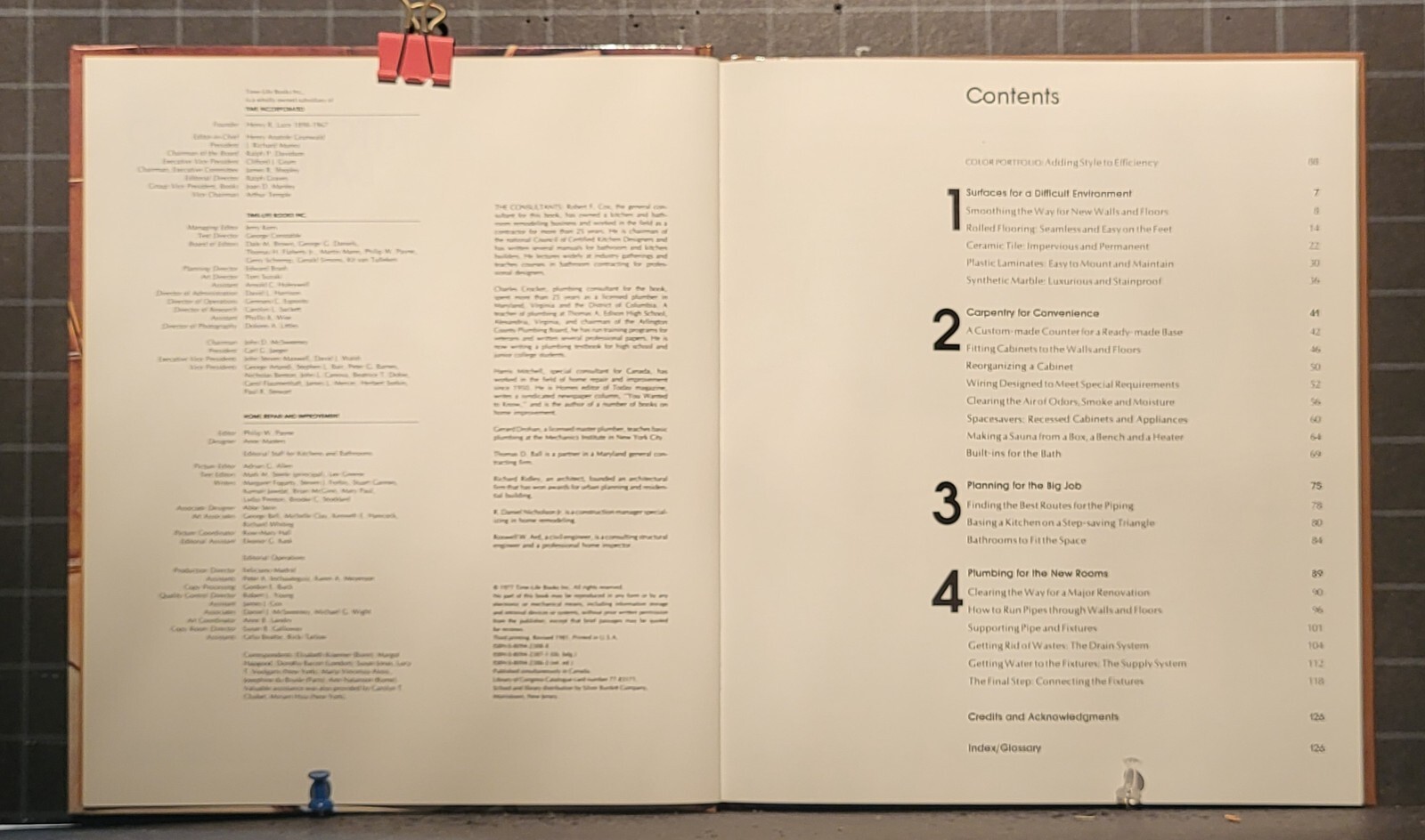 Kitchens and Bathrooms: by Time-Life Books Editors 1977, Hardcover B233