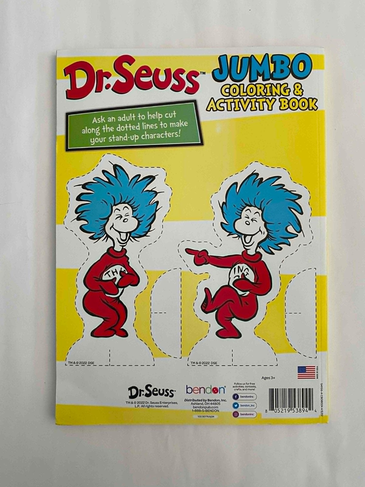 Dr. Seuss Jumbo Coloring & Activity Books New Sealed 80 Pages LIKE NEW- Unused