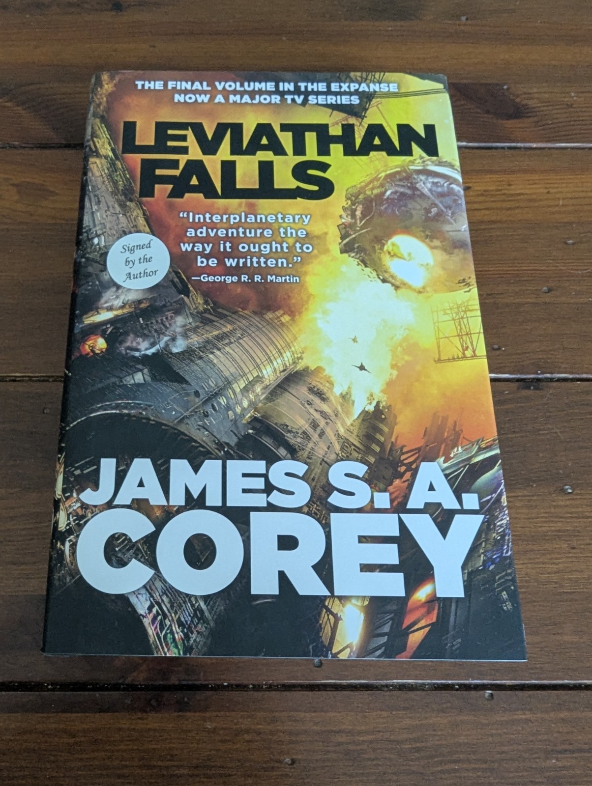 Leviathan Falls by James S. A. Corey Signed