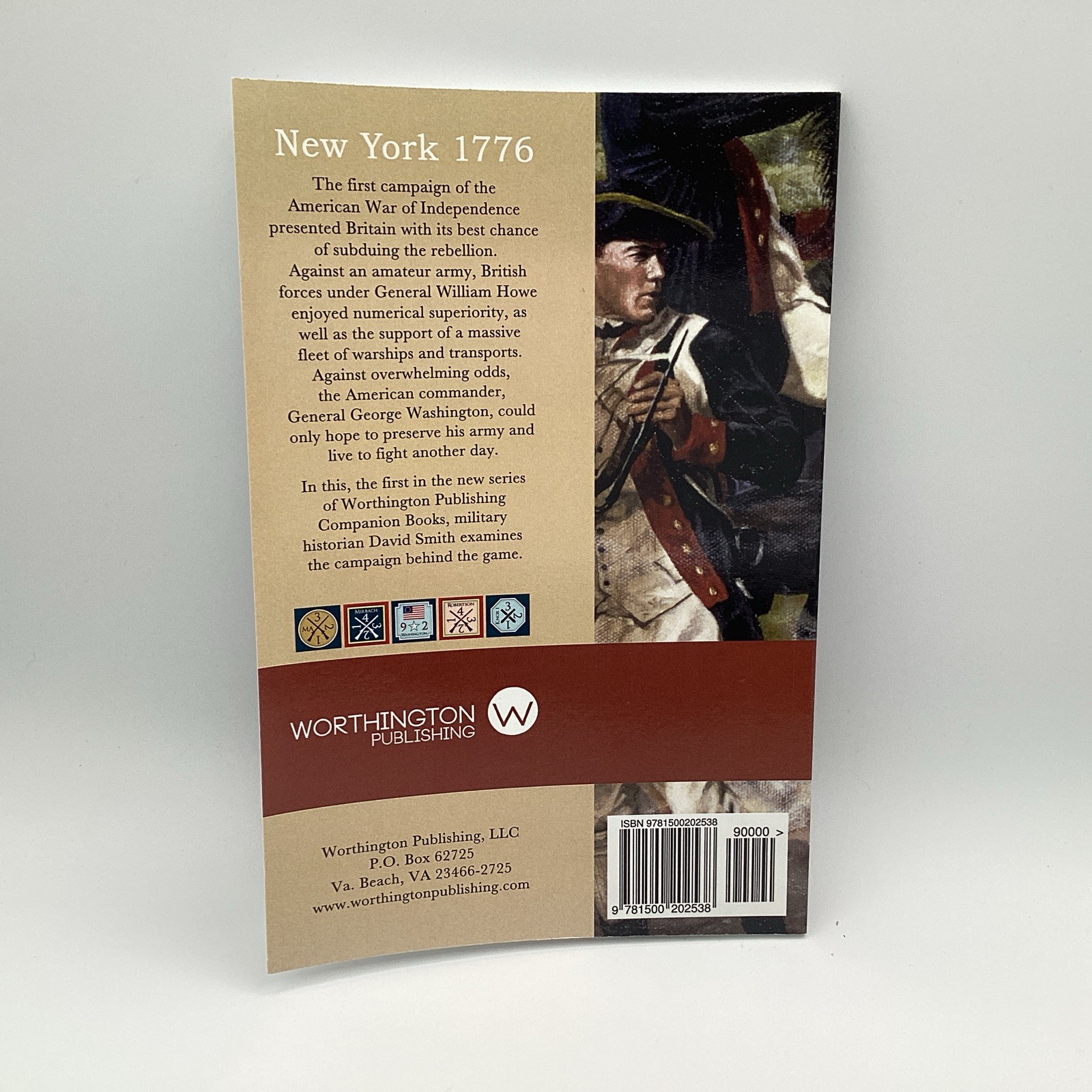 New York 1776, Worthington Publishing Game Companion Book by David Smith 2014