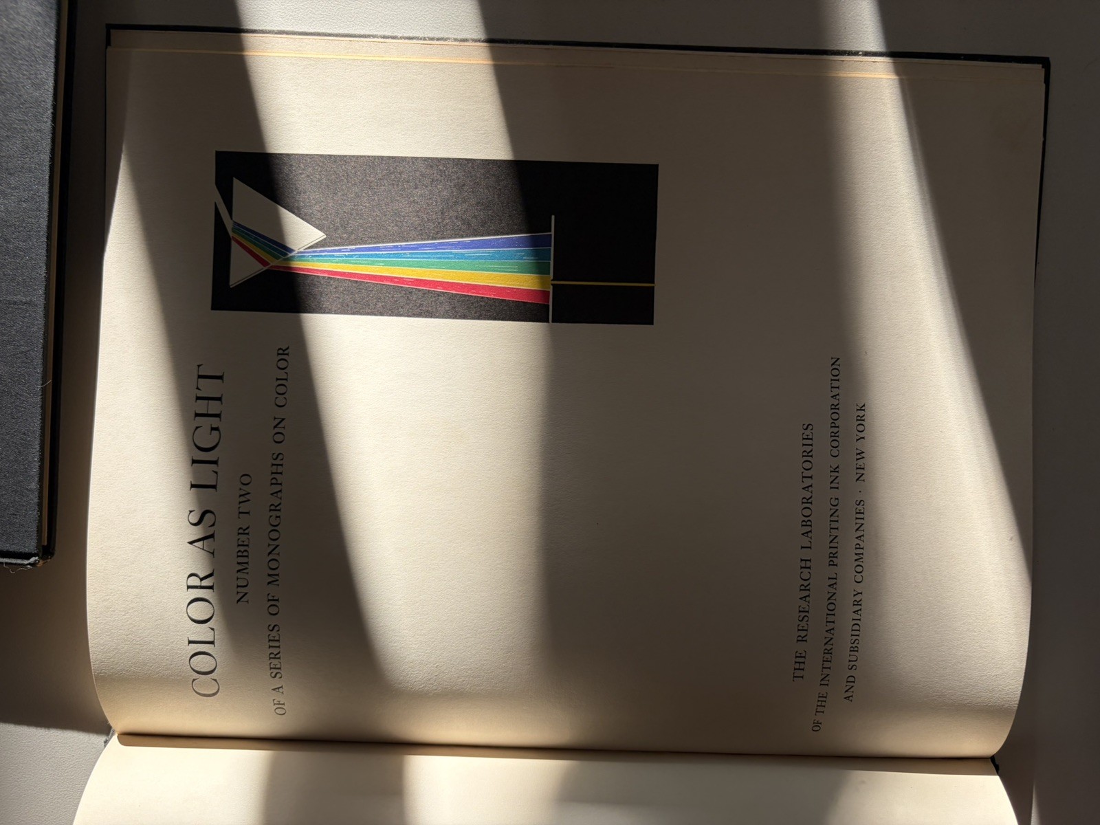 Three Monographs on Color 1935 HC Slipcased 3 Vol Set VG Design Printing
