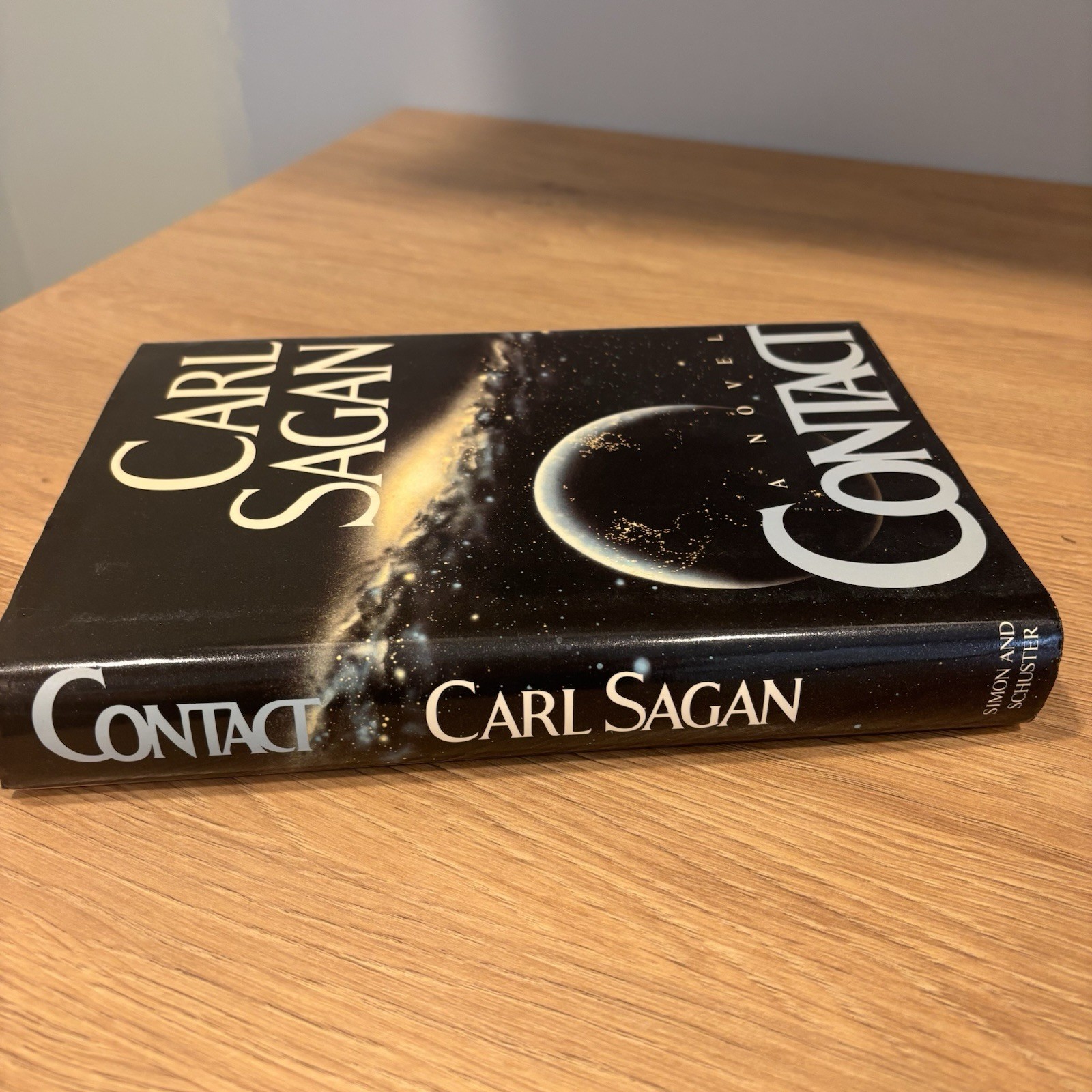 Carl Sagan Contact 1985 Hardcover 7th Printing Dust Jacket Excellent Condition
