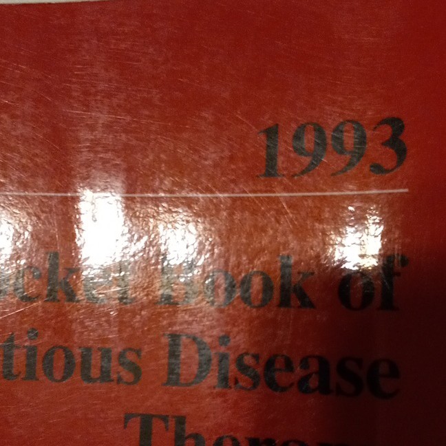 Pocket Book of Infectious Disease Therapy John G. Bartlett PB (1993) Illus