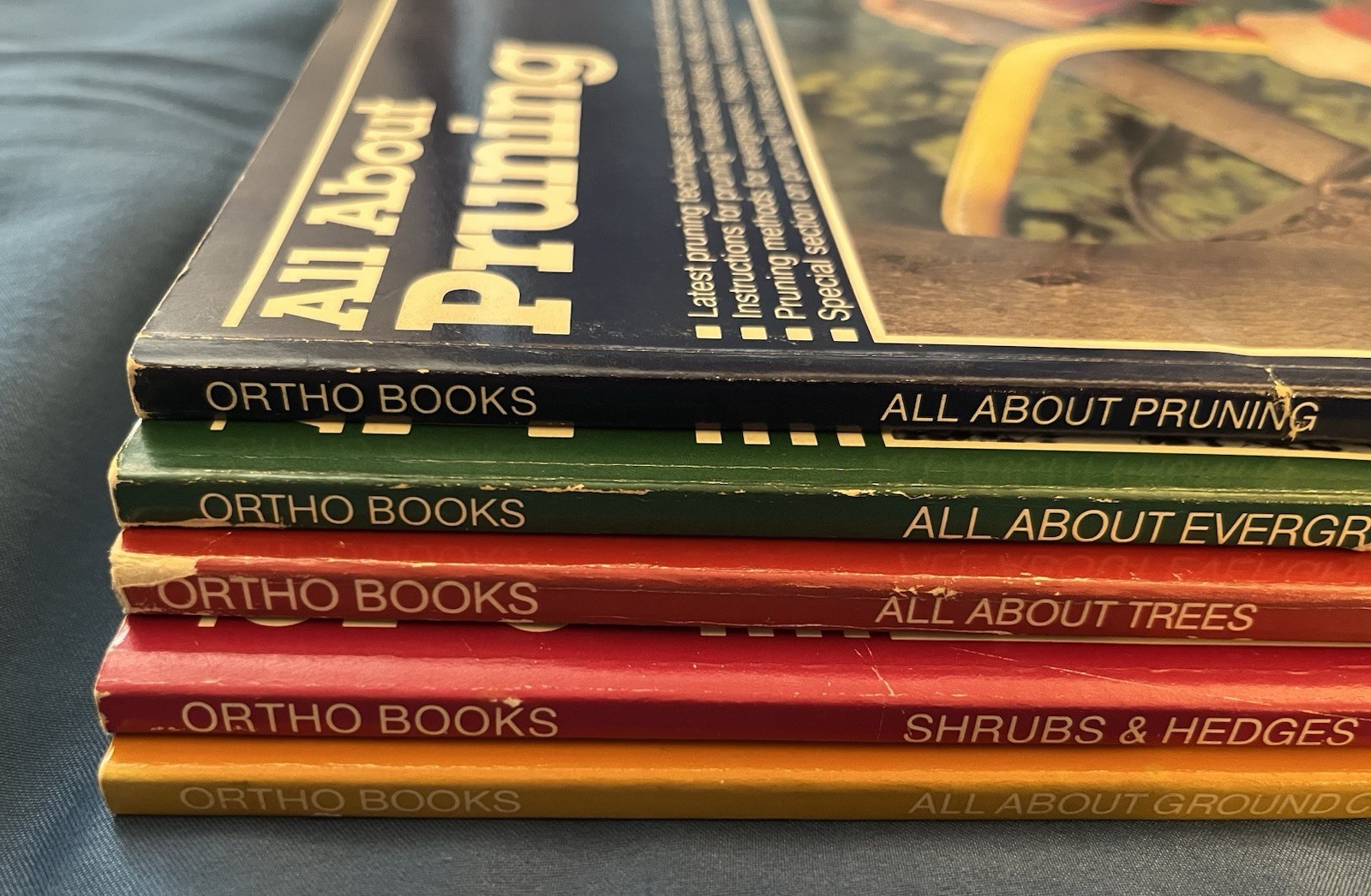 Lot of 5 Vintage Ortho Books Gardening Trees Shrubs Pruning Evergreens 1980’s