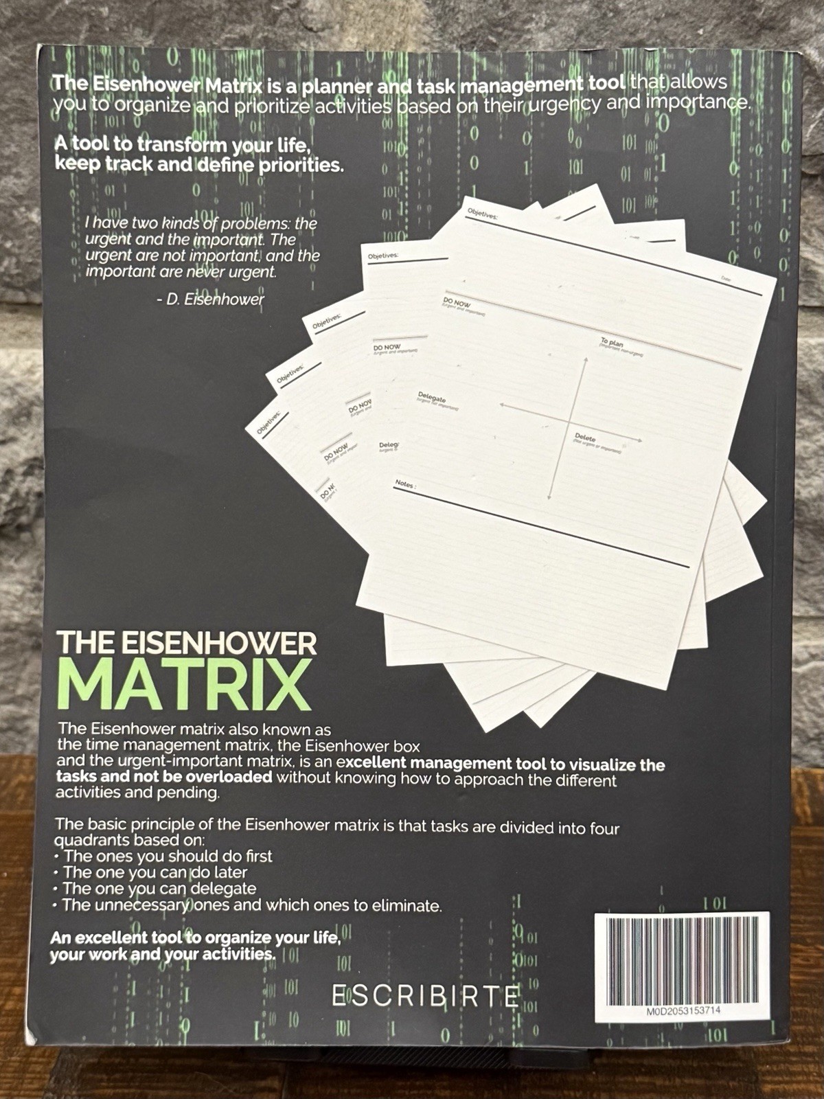 The Eisenhower Matrix: Time & Task Management Productivity Planner
