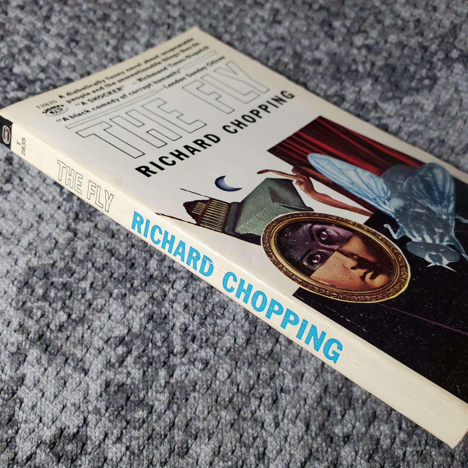 The Fly Richard Chopping 1966 First Printing Signet Book Horror Novel