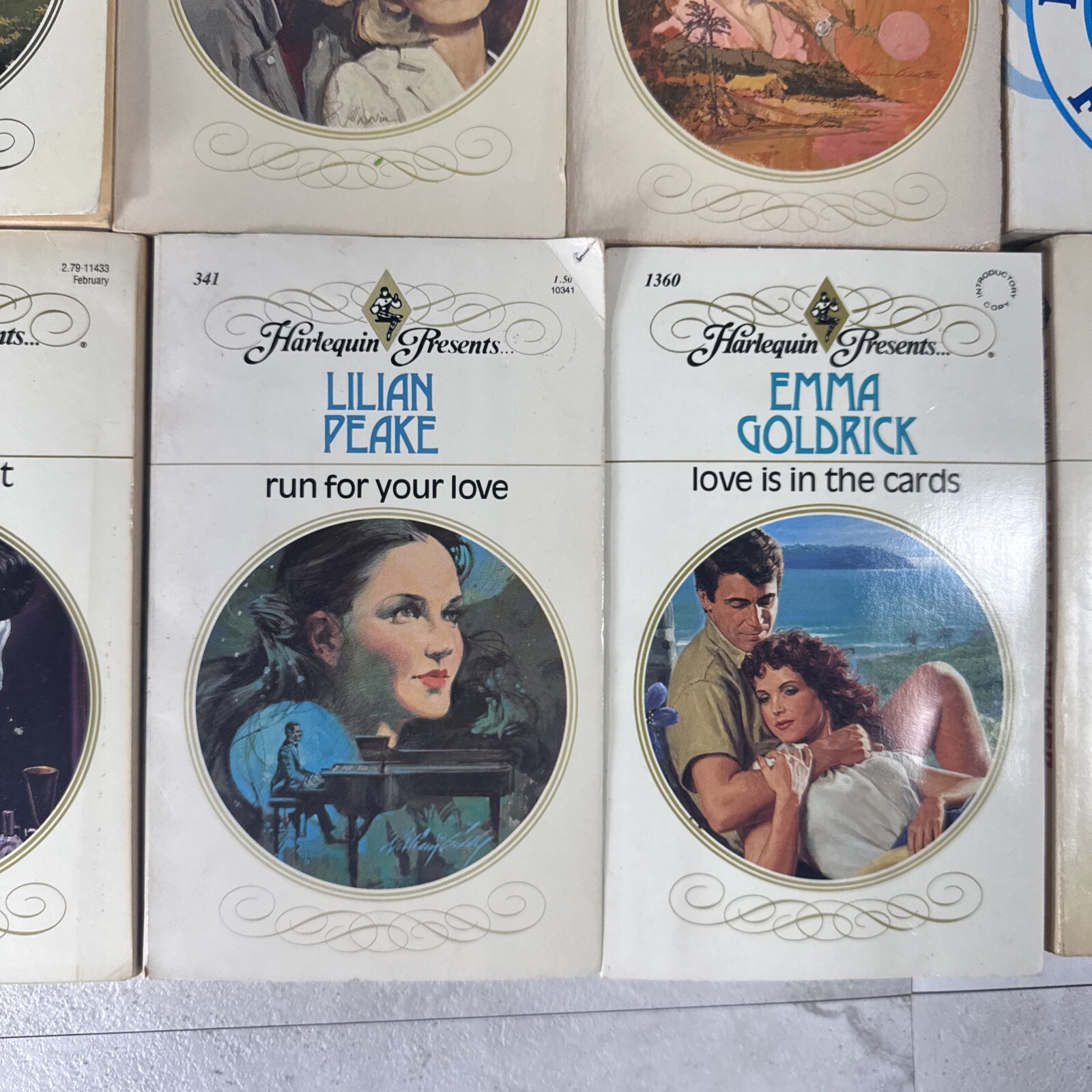 Lot of 20 Harlequin Presents Romance Paperback Books Vintage 1496