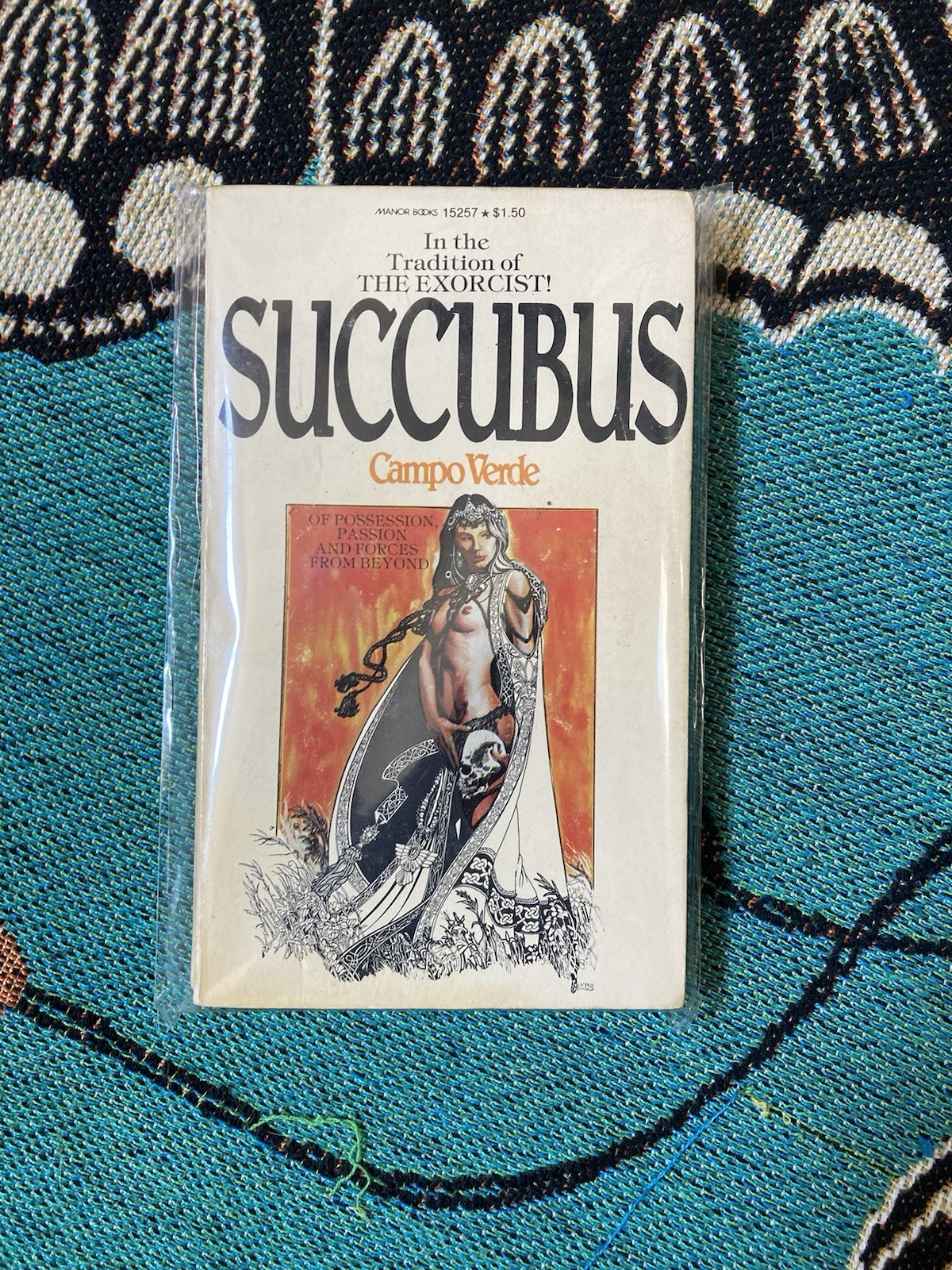 Campo Verde Succubus Paperback Fiction Novel 1970s Vintage Manor Books