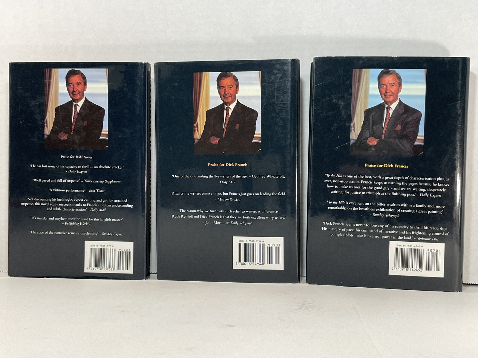 Dick Francis Lot Of 3 – 10lb Penalty | To The Hilt | Come To Grief London Ed.