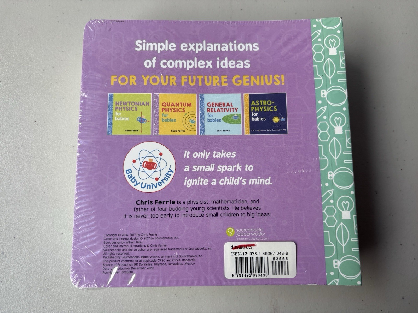 NEW Baby University Board Book Set: A Science for Toddlers (Gifts for Kids)
