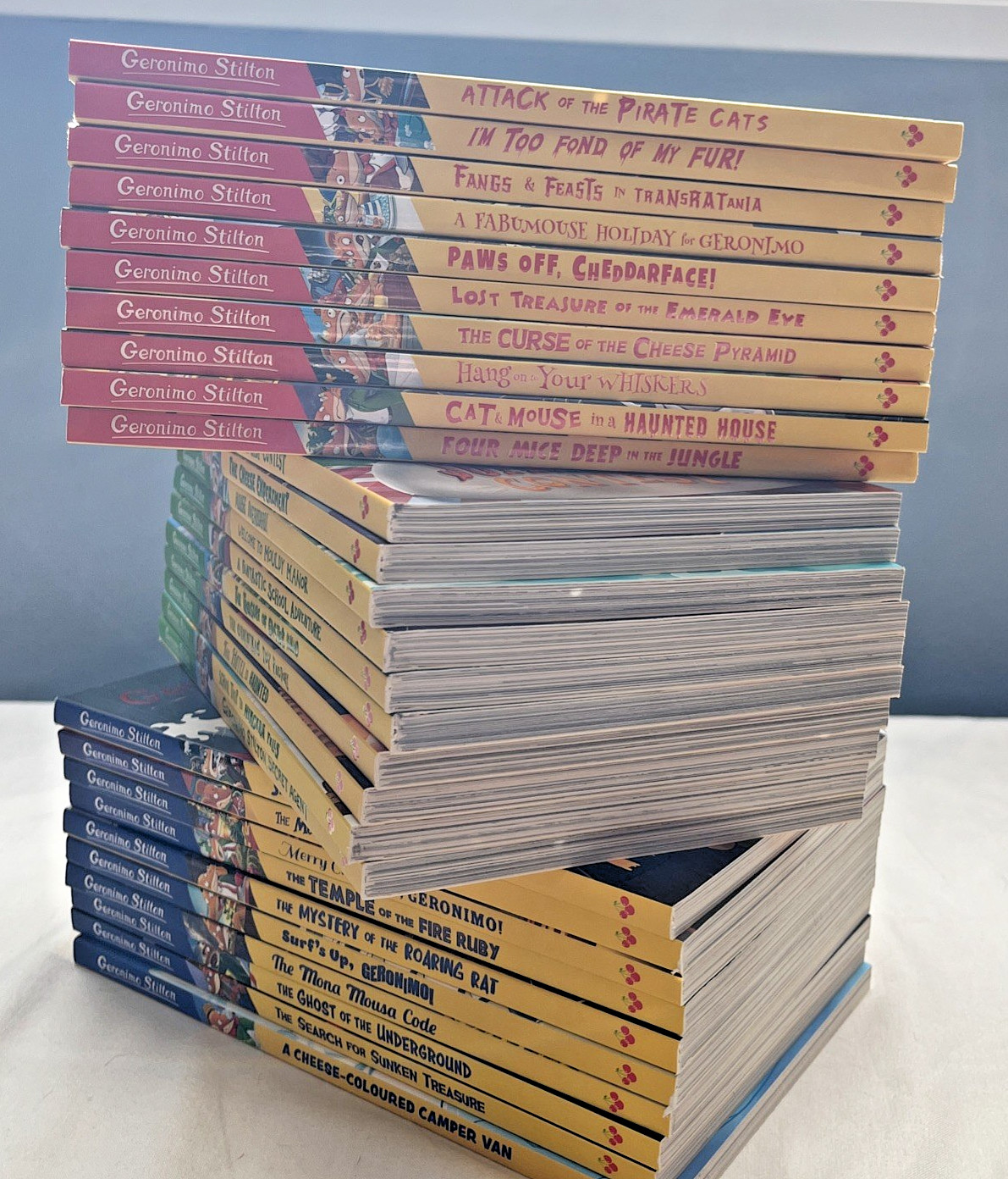 Geronimo Stilton: The 30 Books Collection Set (Series 1, 2 & 3) – Age 5-7 – PB