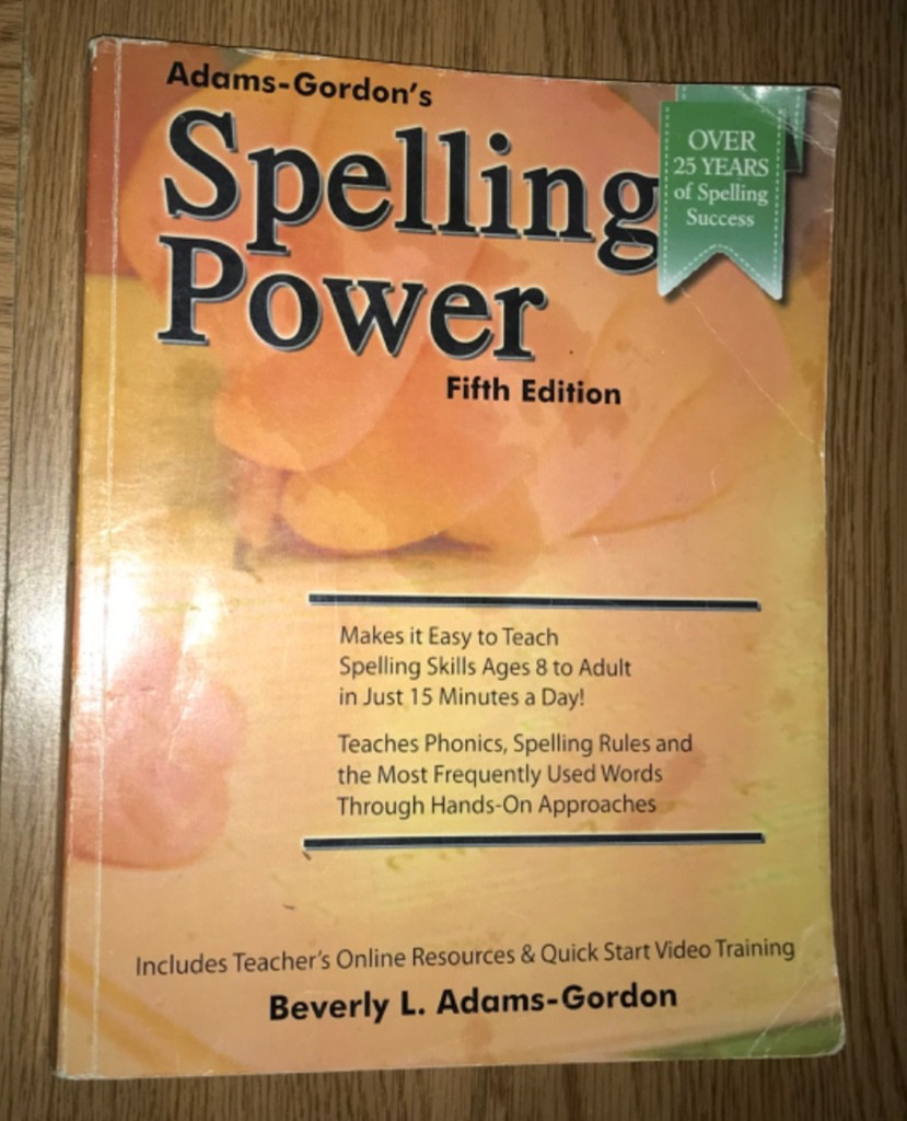 ADAMS GORDON’S SPELLING POWER FIFTH 5th EDITION BOOK CASTLEMOYLE TEXTBOOK