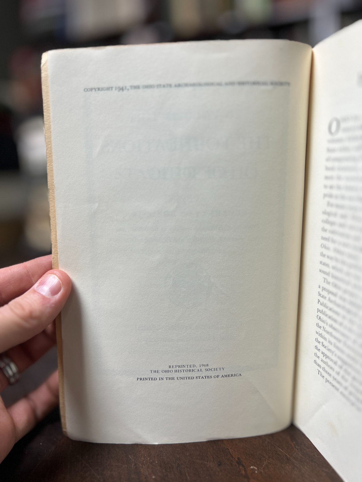 The History of the State of Ohio Volumes I-V Foundation-1900 3-2