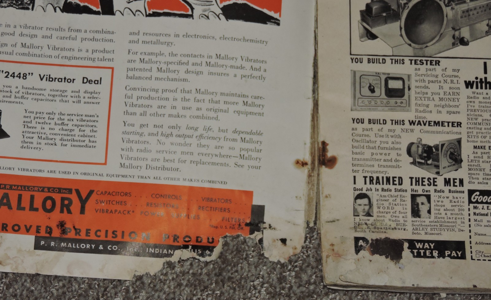 RADIO & TELEVISION NEWS Magazine/catalog – April 1949-154 pages M