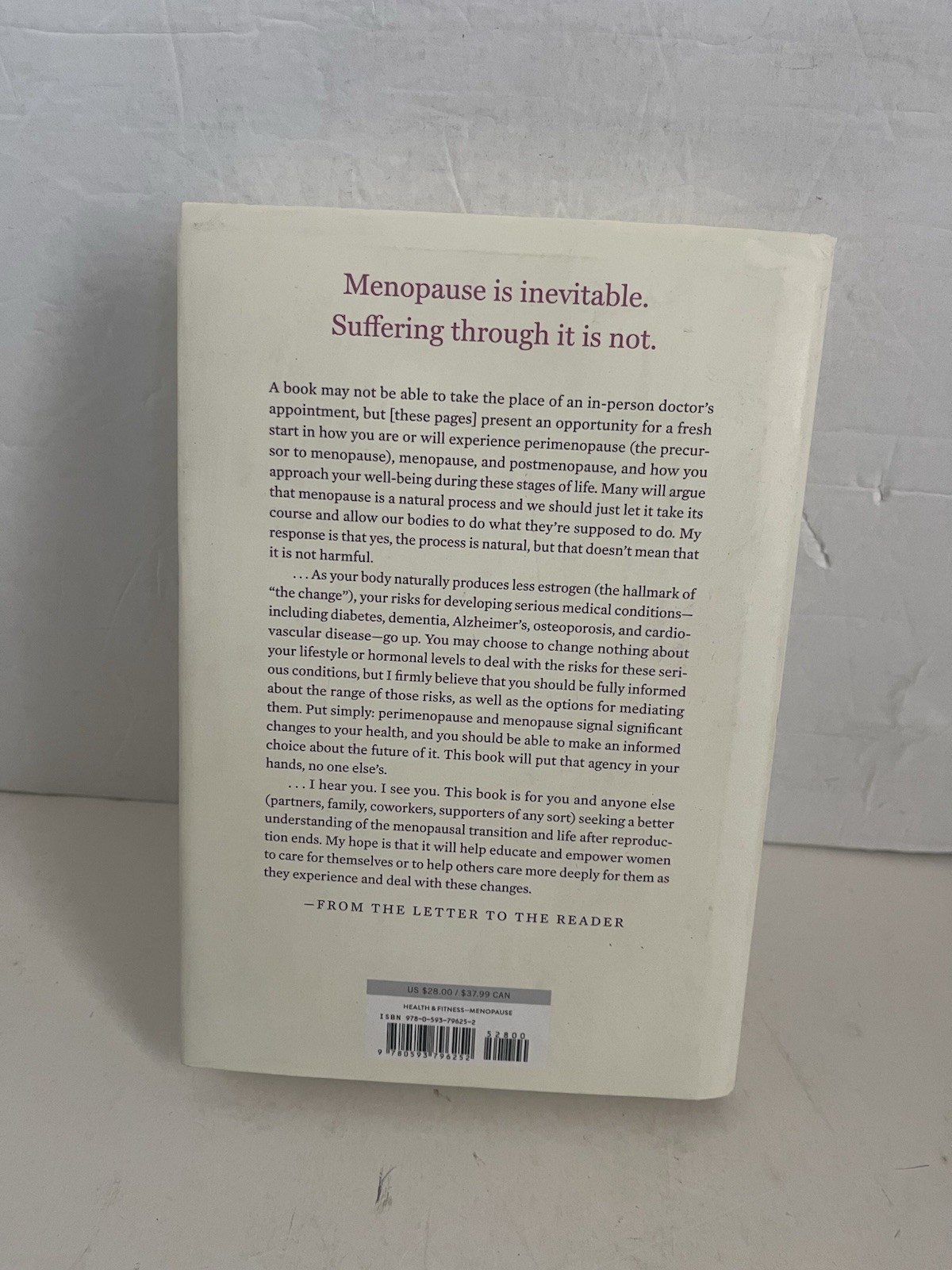 New Menopause: Navigating Your Path Through Hormonal Hardcover Dustv Jacket 2024