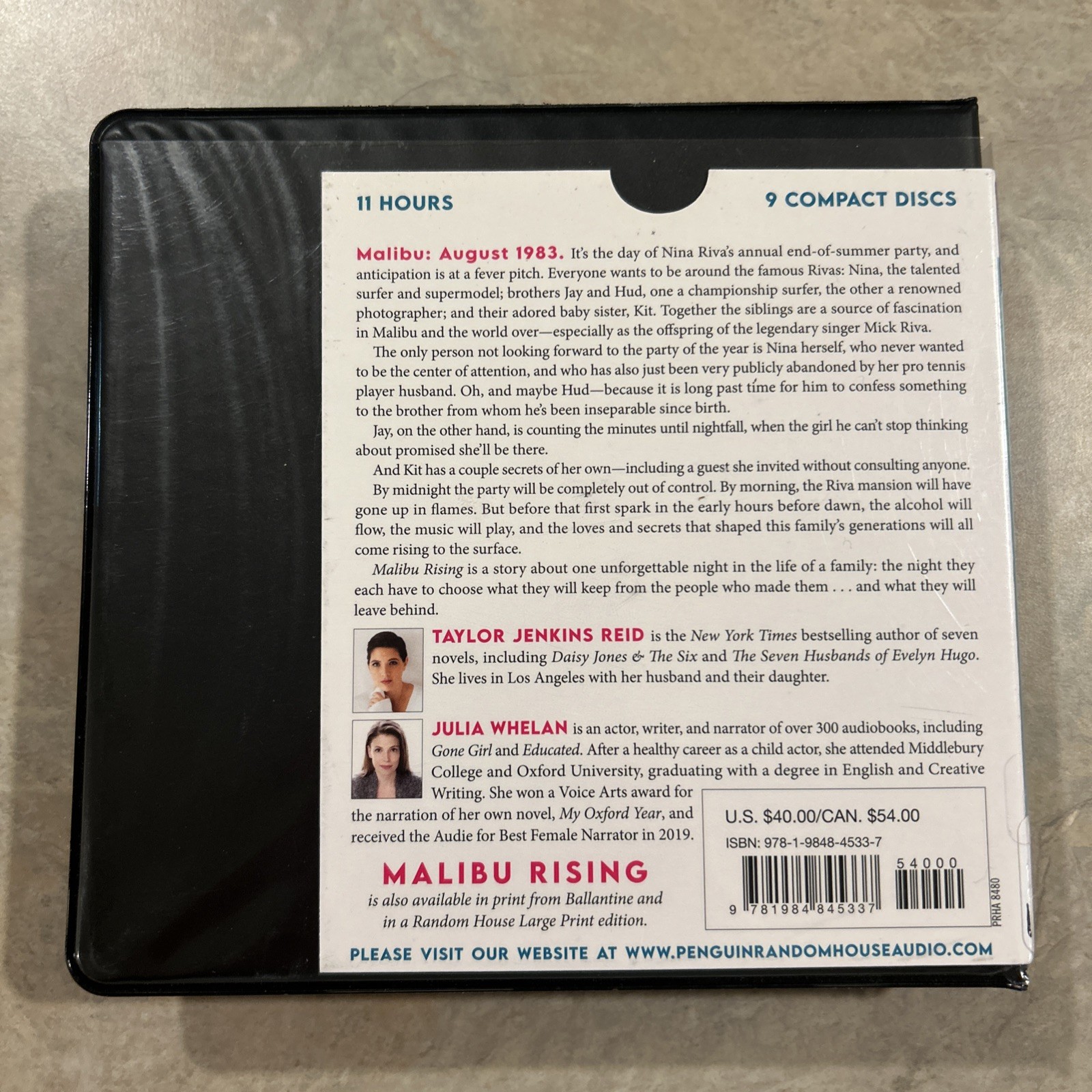 Malibu Rising: A Novel – Audio CD By Reid, Taylor Jenkins – Good