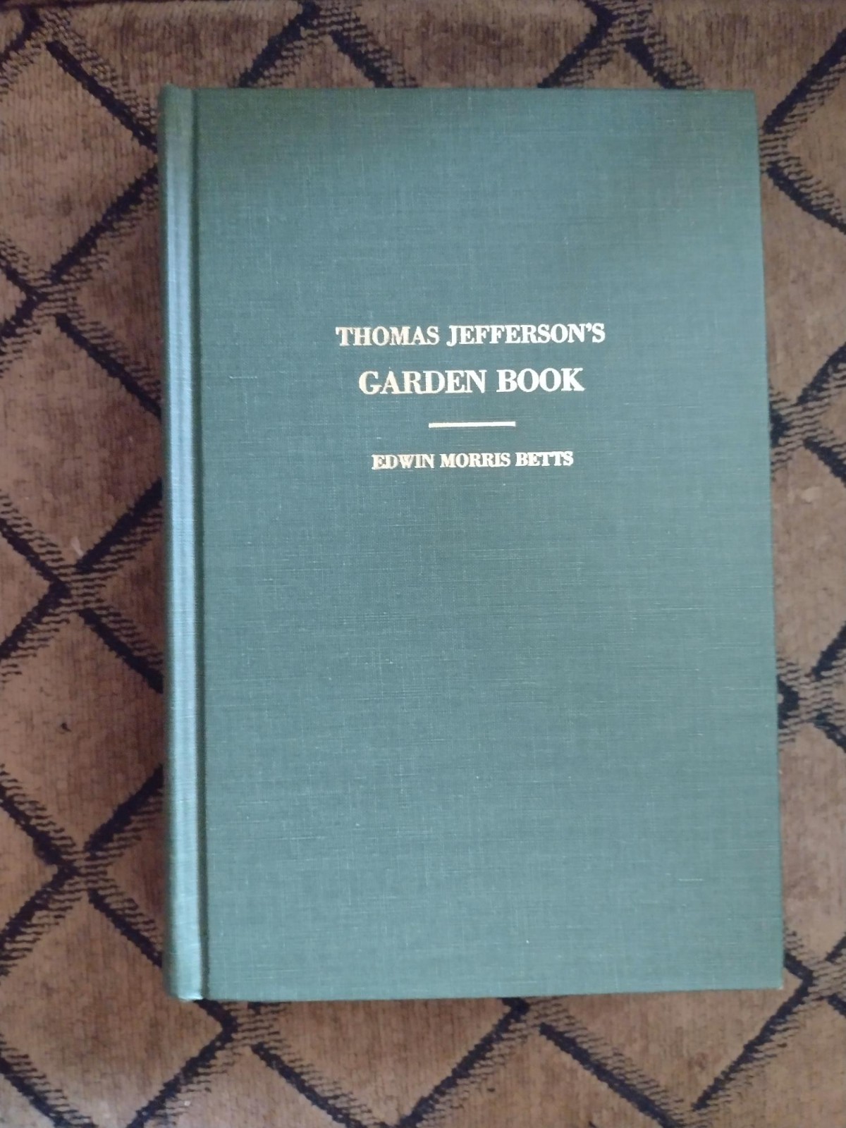 Thomas Jefferson’s Garden Book American Philosophical Society Undated Reprint