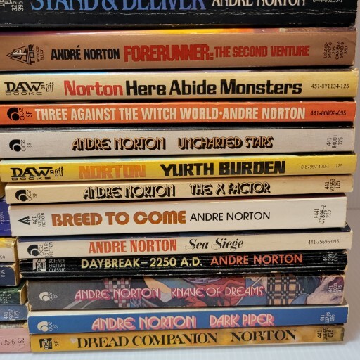 Vintage Lot Of 41 Andre Norton PB Books Fantasy Sci-fi Witch Occult 1950s-80s VG