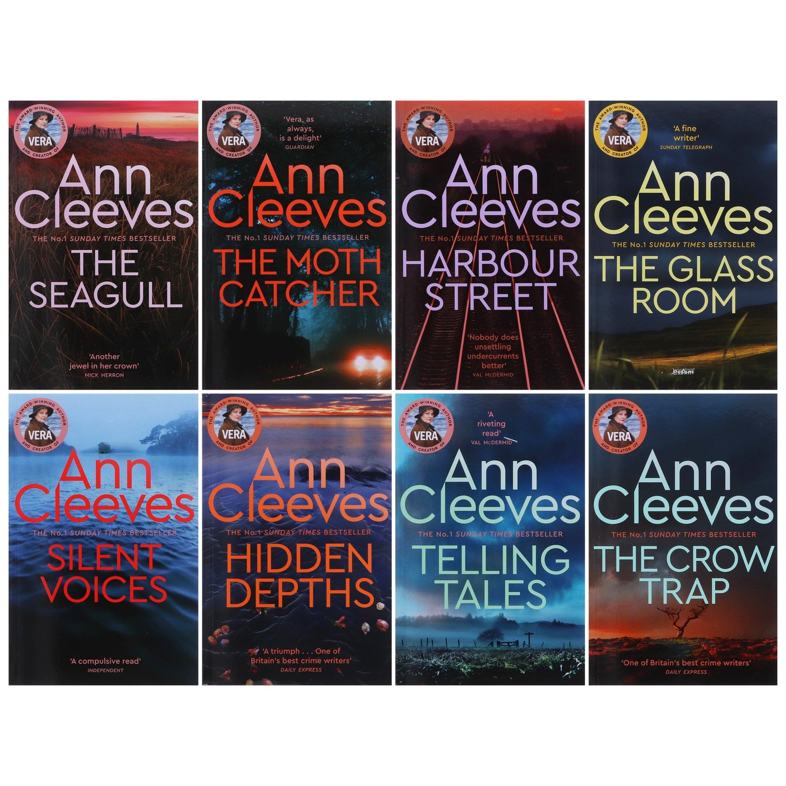 Vera Stanhope by Ann Cleeves 8 Books Collection Set – Fiction – Paperback