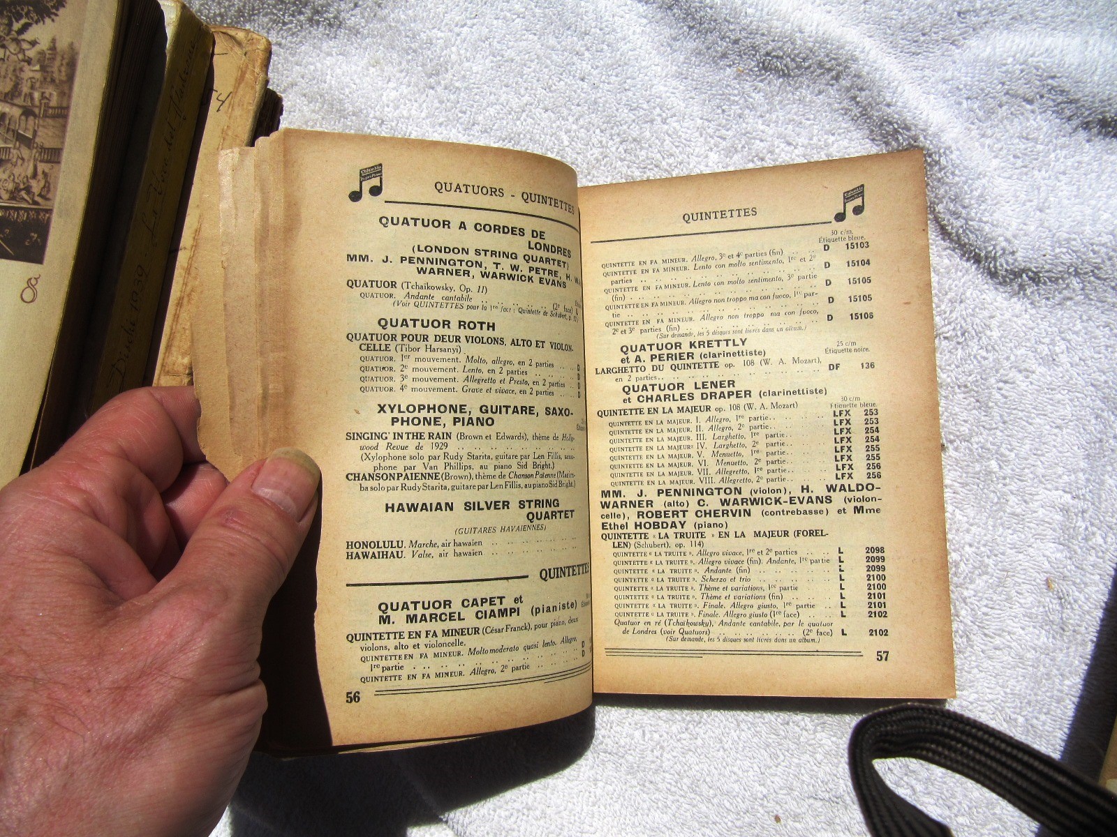 1933 FRENCH COLUMBIA CATALOGUE GENERAL Complete Record Catalog Jazz Chanson 78
