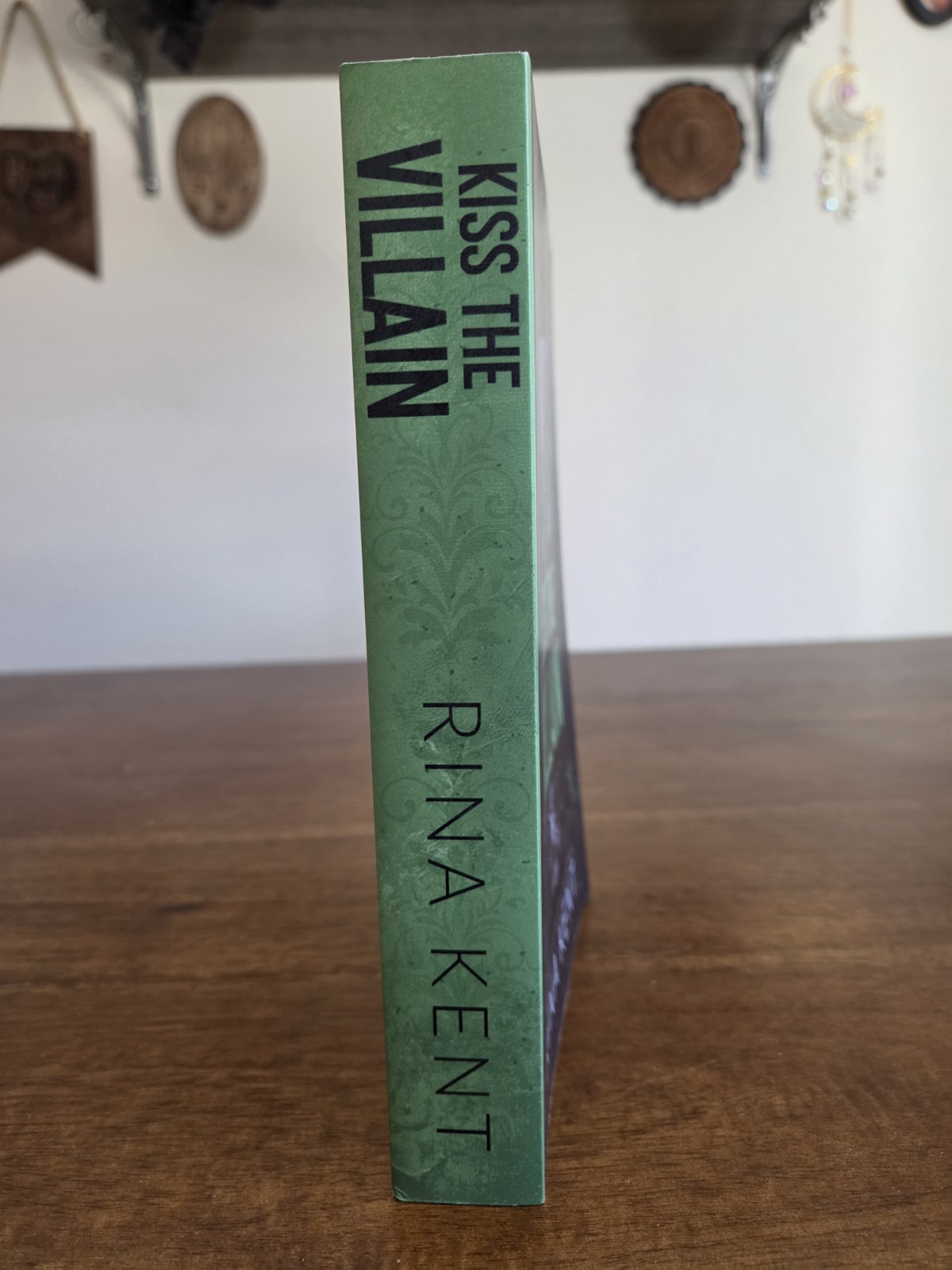 Kiss the Villain by Rina Kent Paperback Romance Crime Suspense Novel