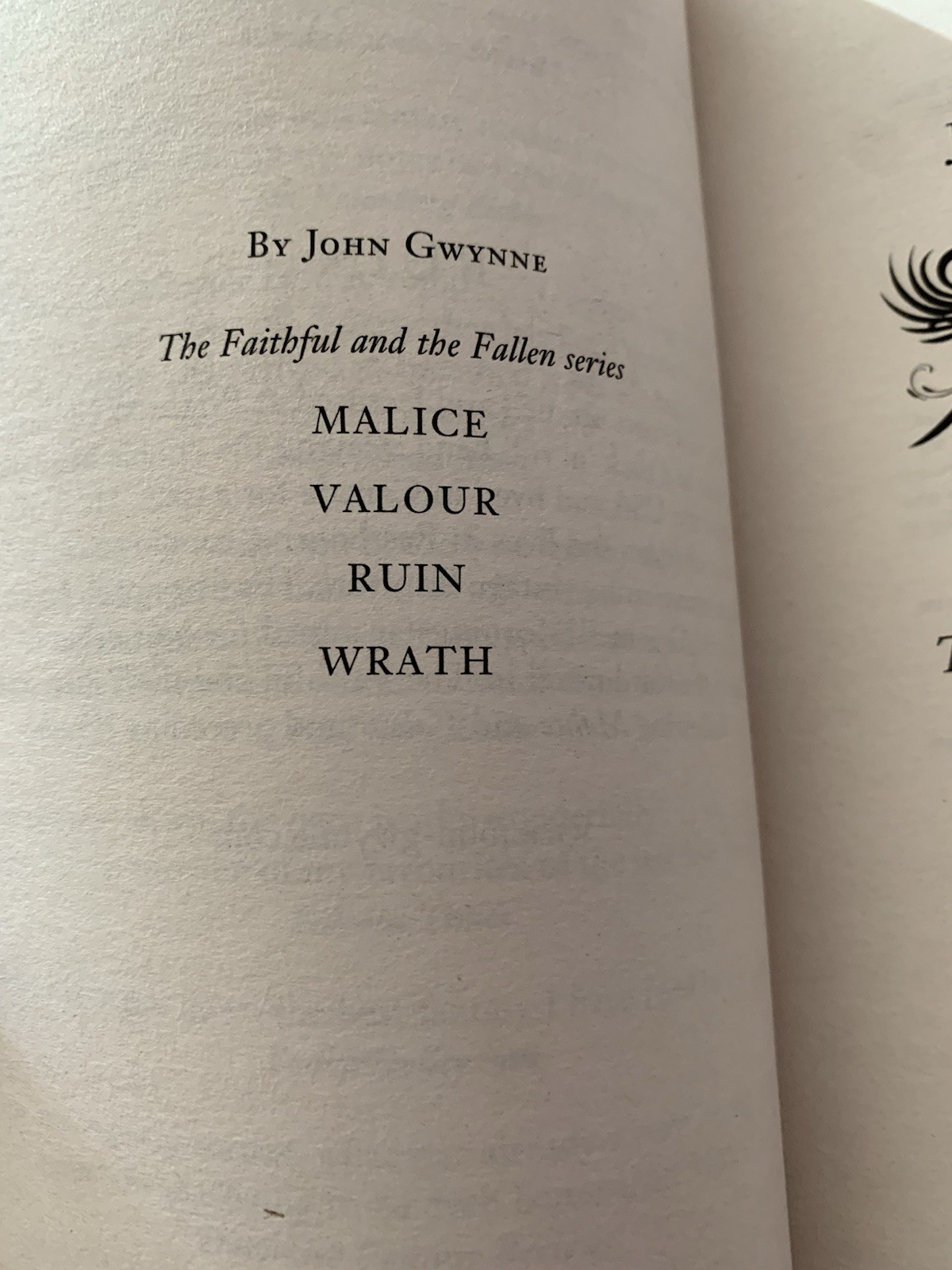 Ruin by John Gwynne (2020, Trade Paperback) Epic Fantasy Series