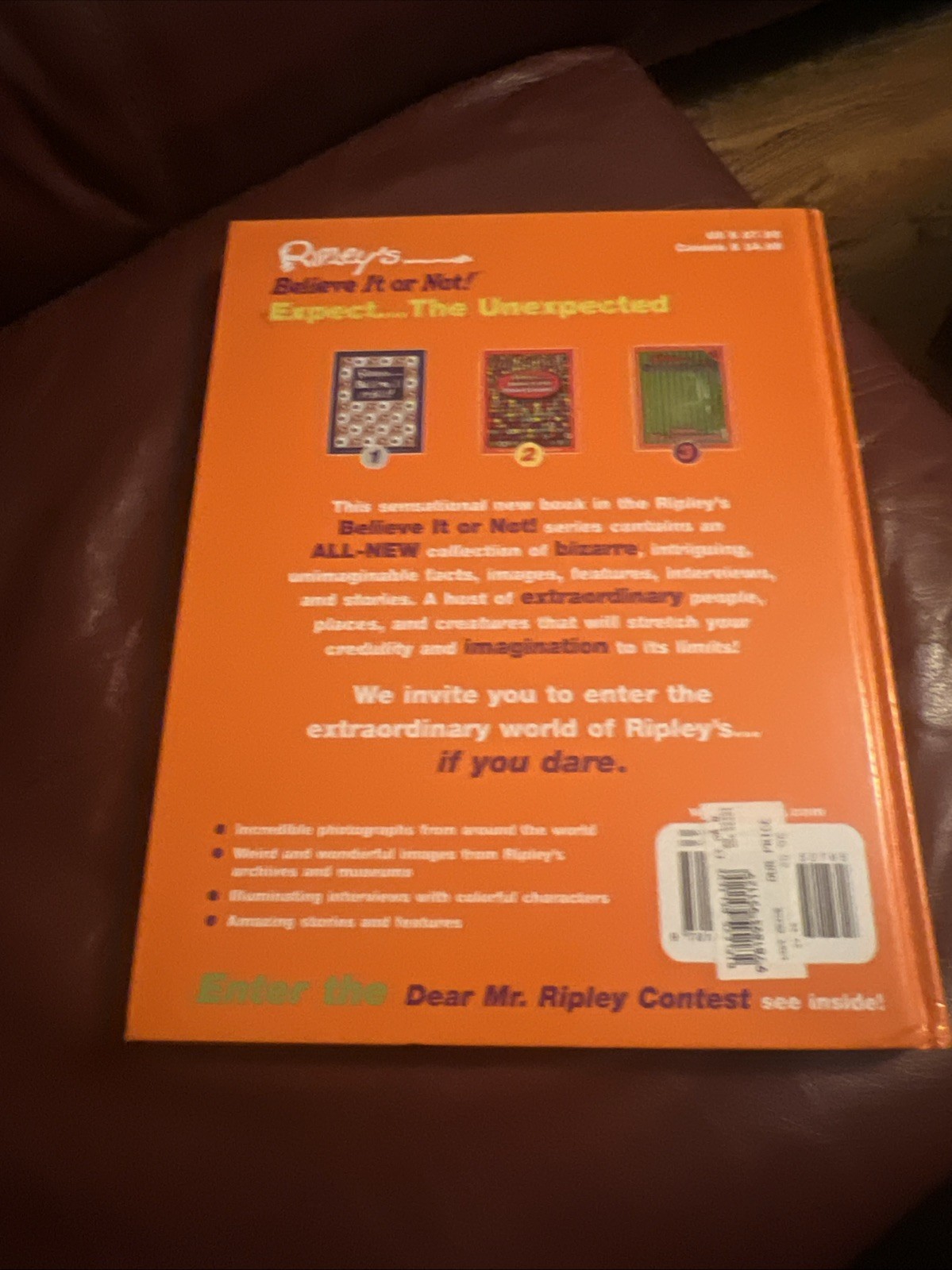 Ripleys Believe It Or Not Expect the Unexpected – Hardcover – VERY GOOD