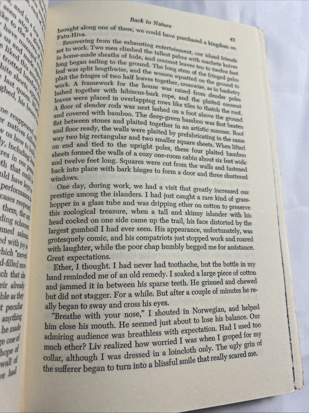 Fatu-Hiva: Back to Nature by Thor Heyerdahl (Hardcover) Book club edition