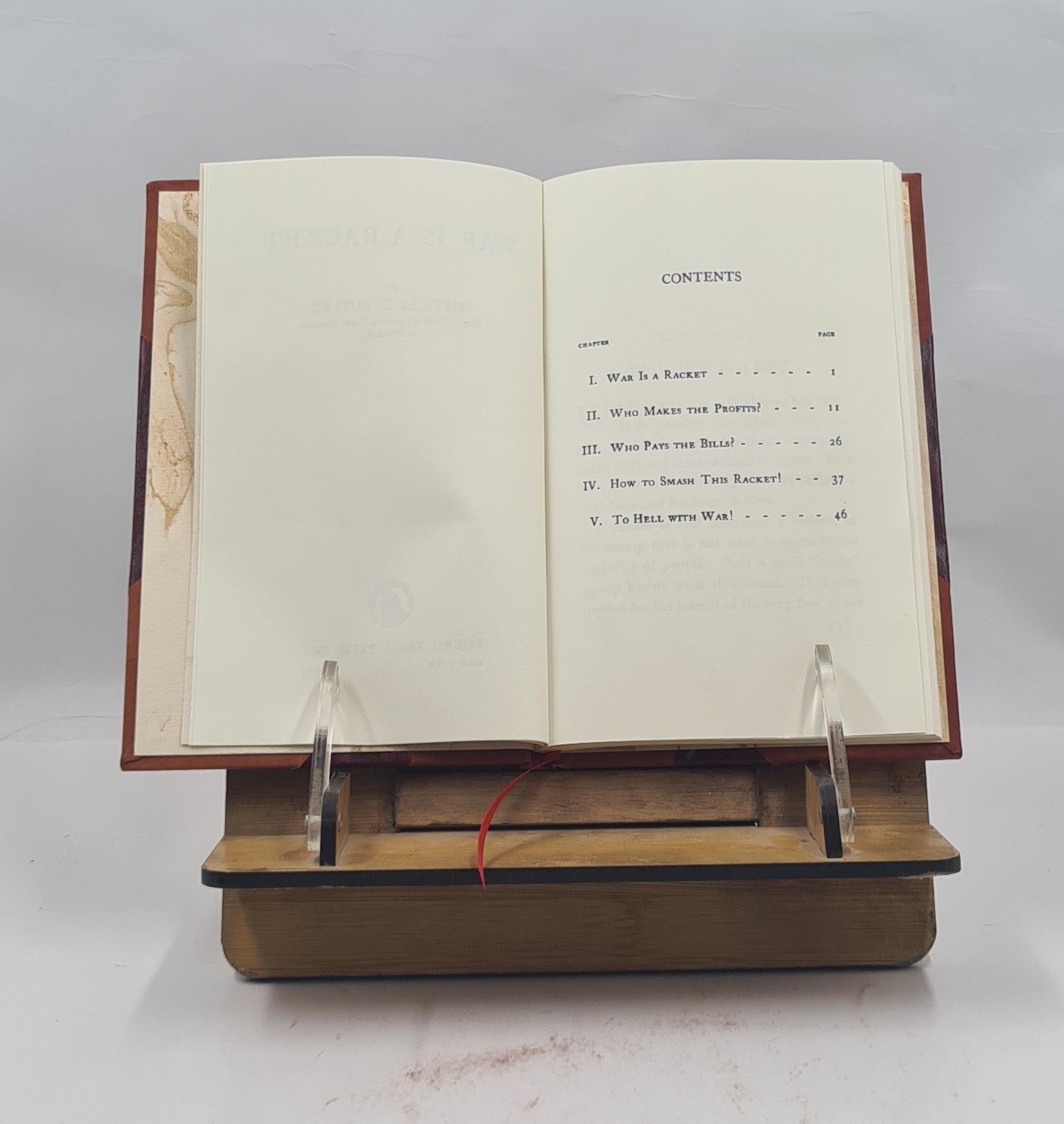 War is a racket 1935 by Smedley D. Butler [Leather Bound]