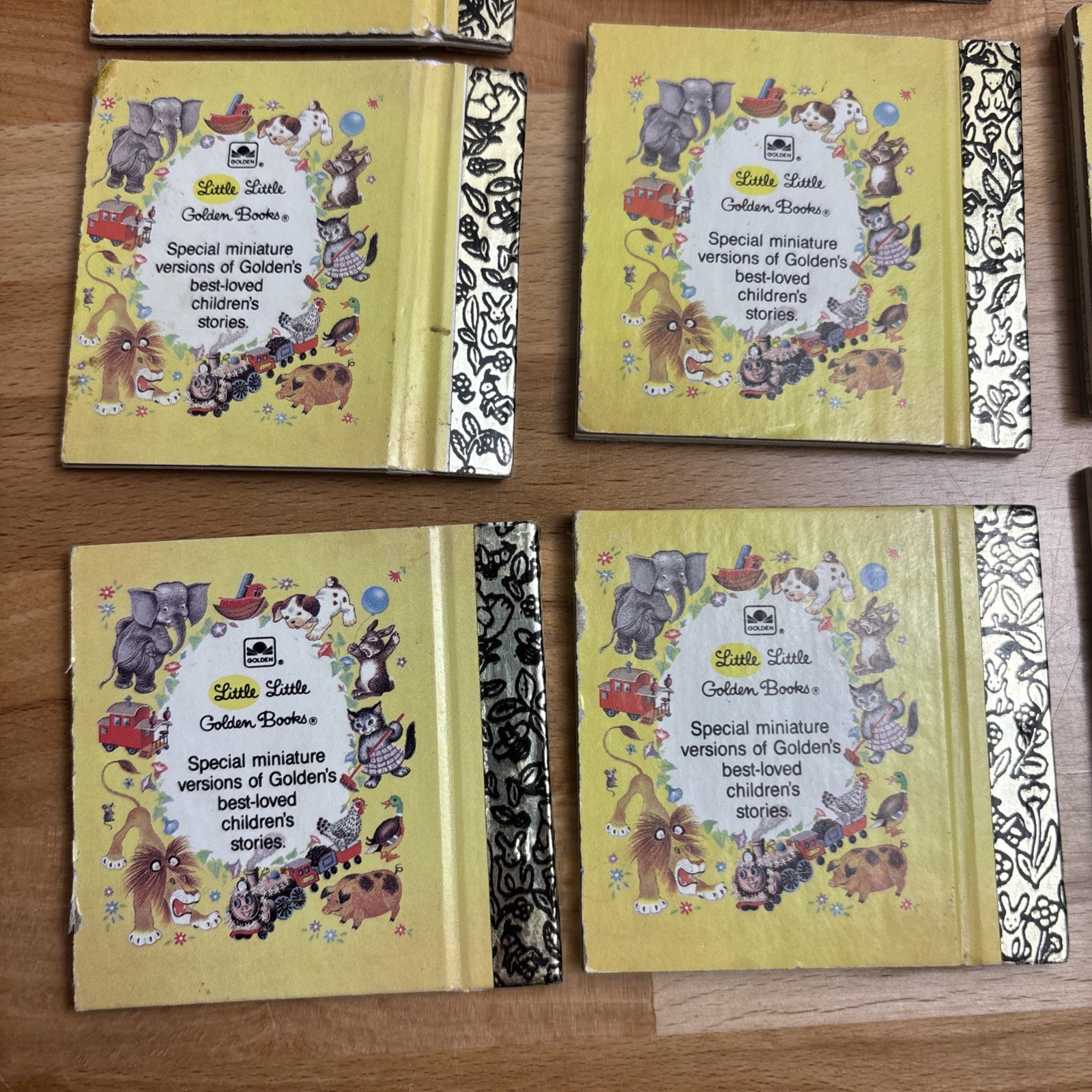 Vintage Little Little Golden Books Mini Lot Of 9