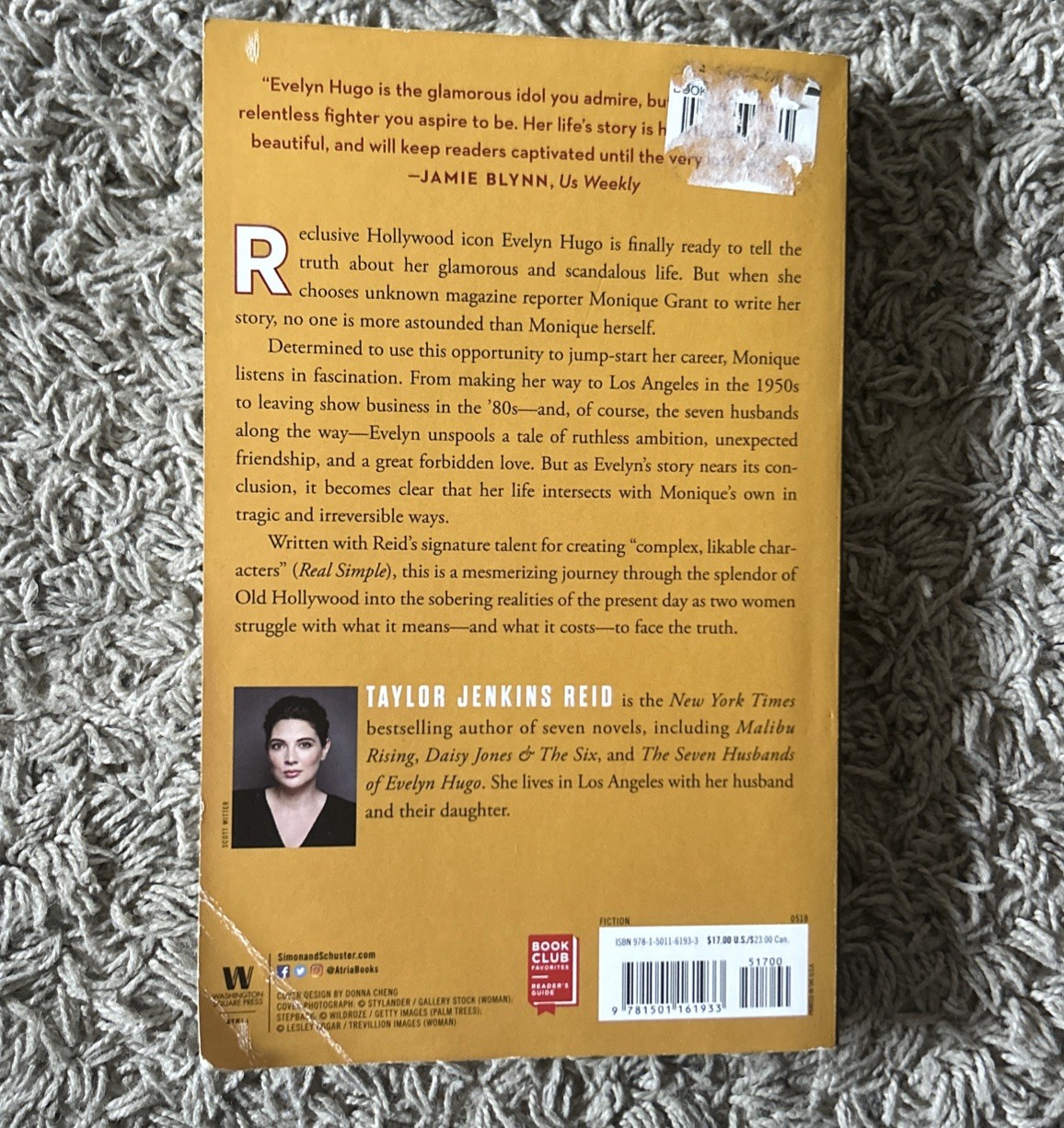 Seven Husbands of Evelyn Hugo : A Novel by Taylor Jenkins Reid 2018 Paperback
