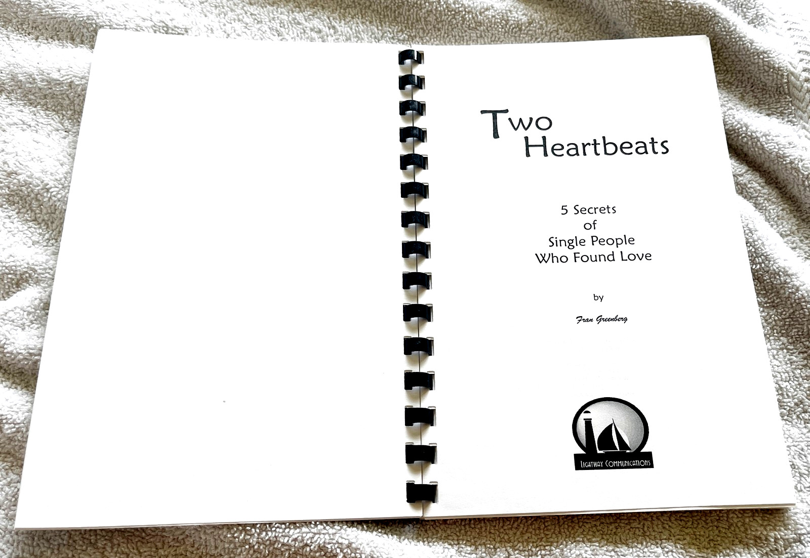❤️👫ONLY KNOWN COPY Two Heartbeats FIND LOVE SECRETS Fran Greenberg Dating Help