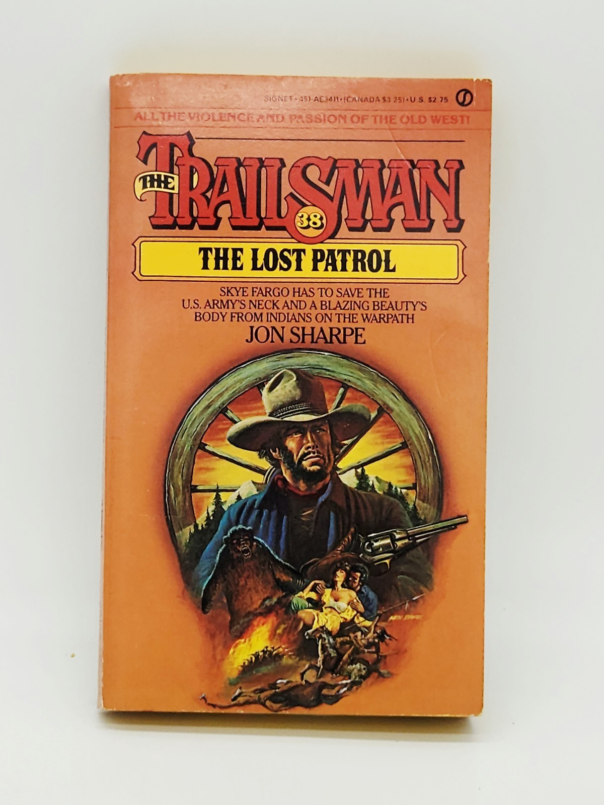 Jon Sharpe lot of 13 different Western paperback books from The Trailsman Series