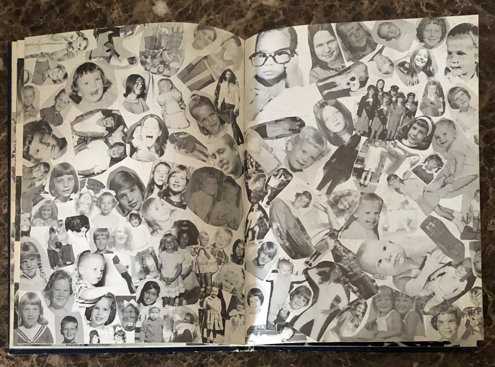 Vintage 1973 Bellflower California Junior High School Yearbook Chieftain Signed